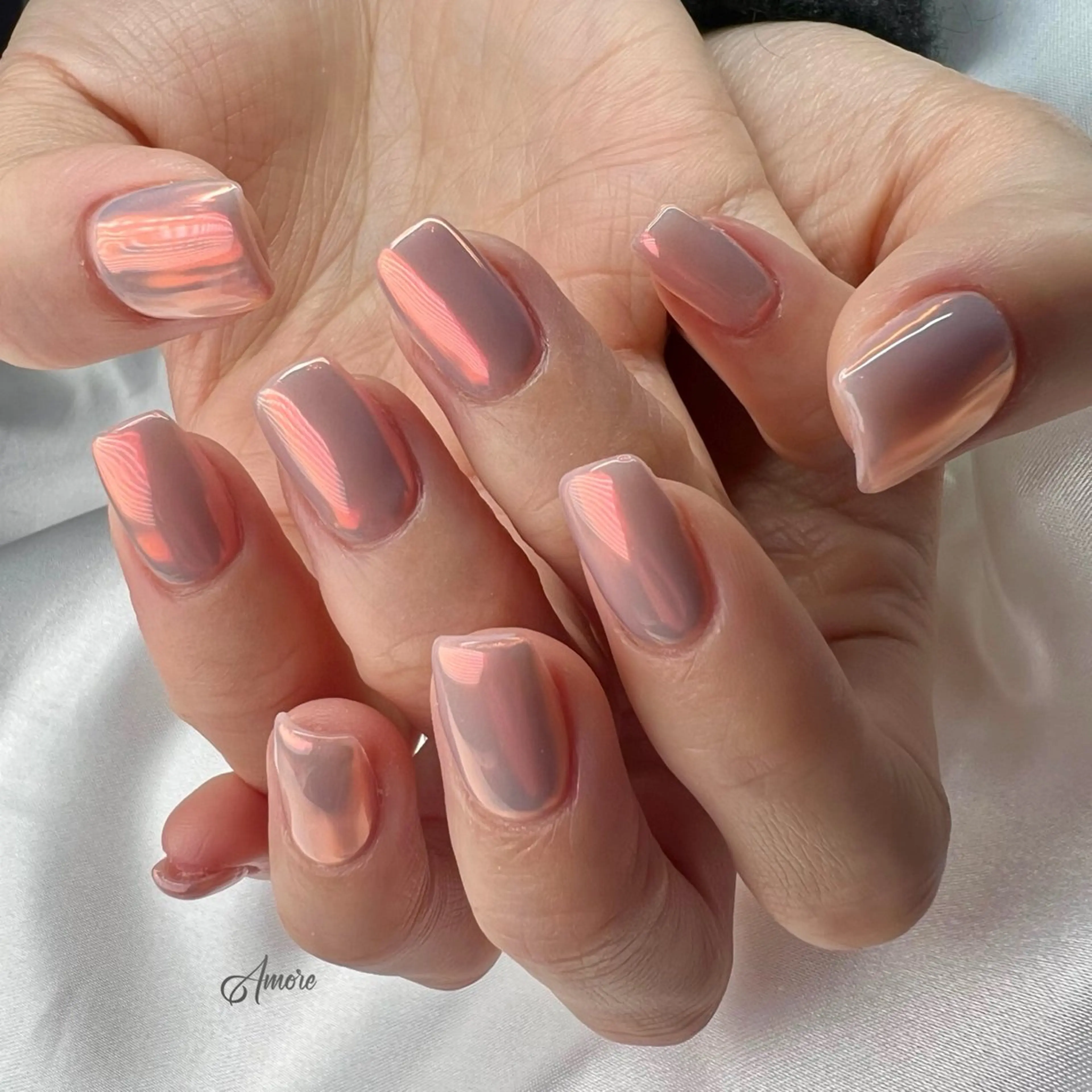 ネイル ジェルネイル キラキラネイル 韓国ネイル パラジェル 冬ネイル You kyehwaのネイルデザイン