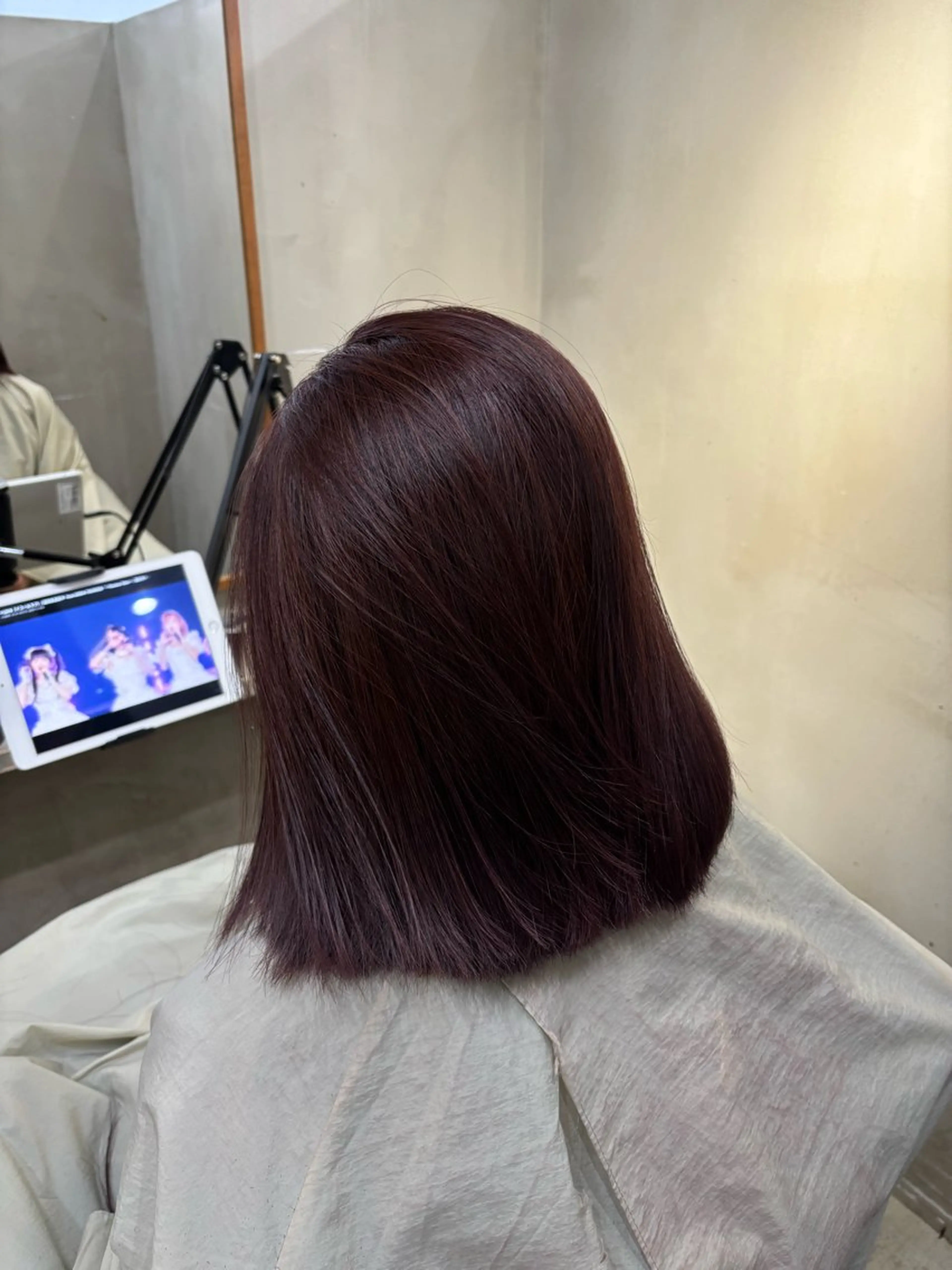 ショート カラー ブリーチ ブラウンカラー ダブルカラー ブリーチなしカラー ピンクカラー ヘアカラー 中園康 /カラー/ブリーチのヘアスタイル