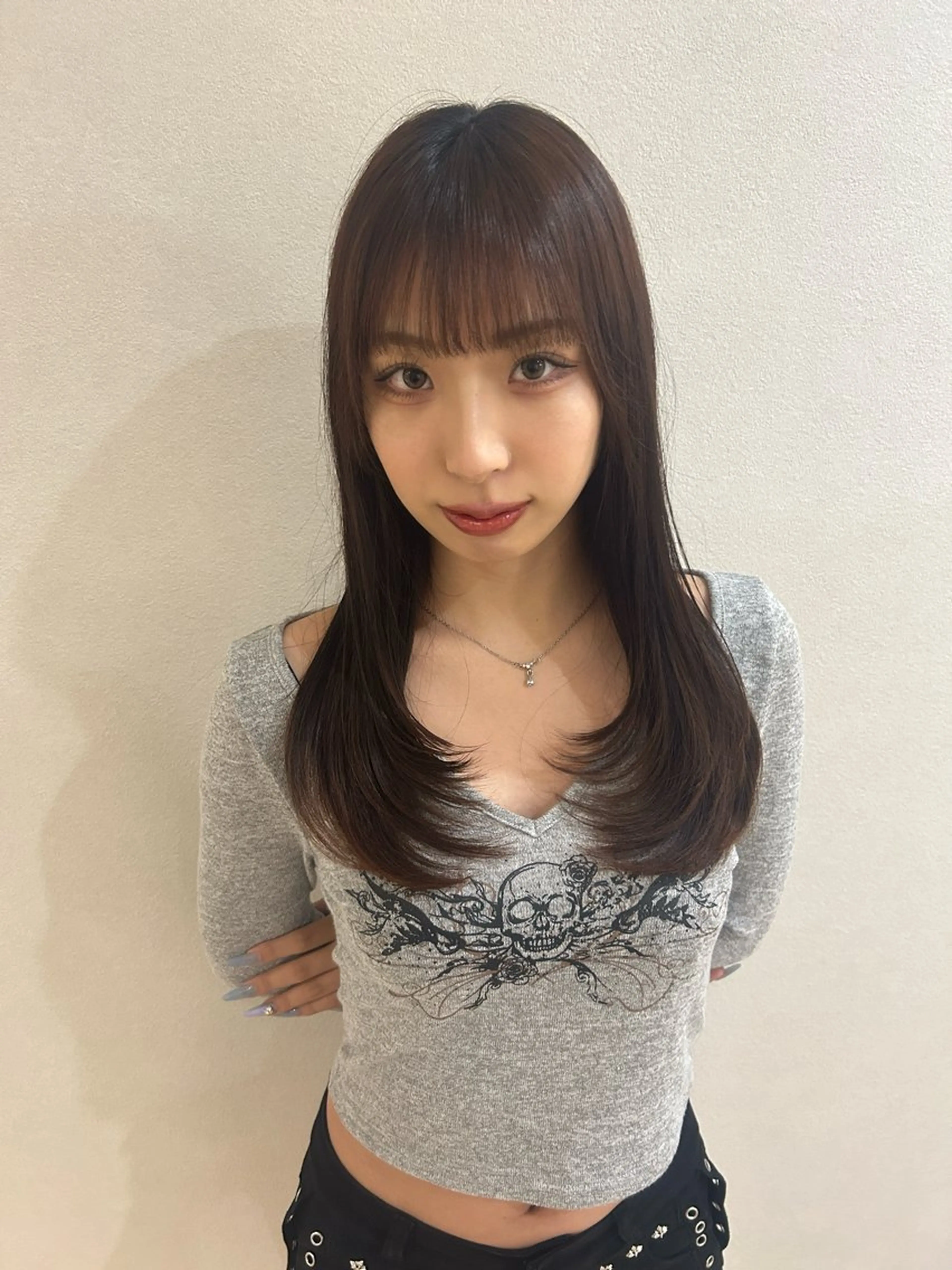 ロング レイヤーカット カット ヘアカラー Marin🫐/ 名駅/レイヤーカットのヘアスタイル