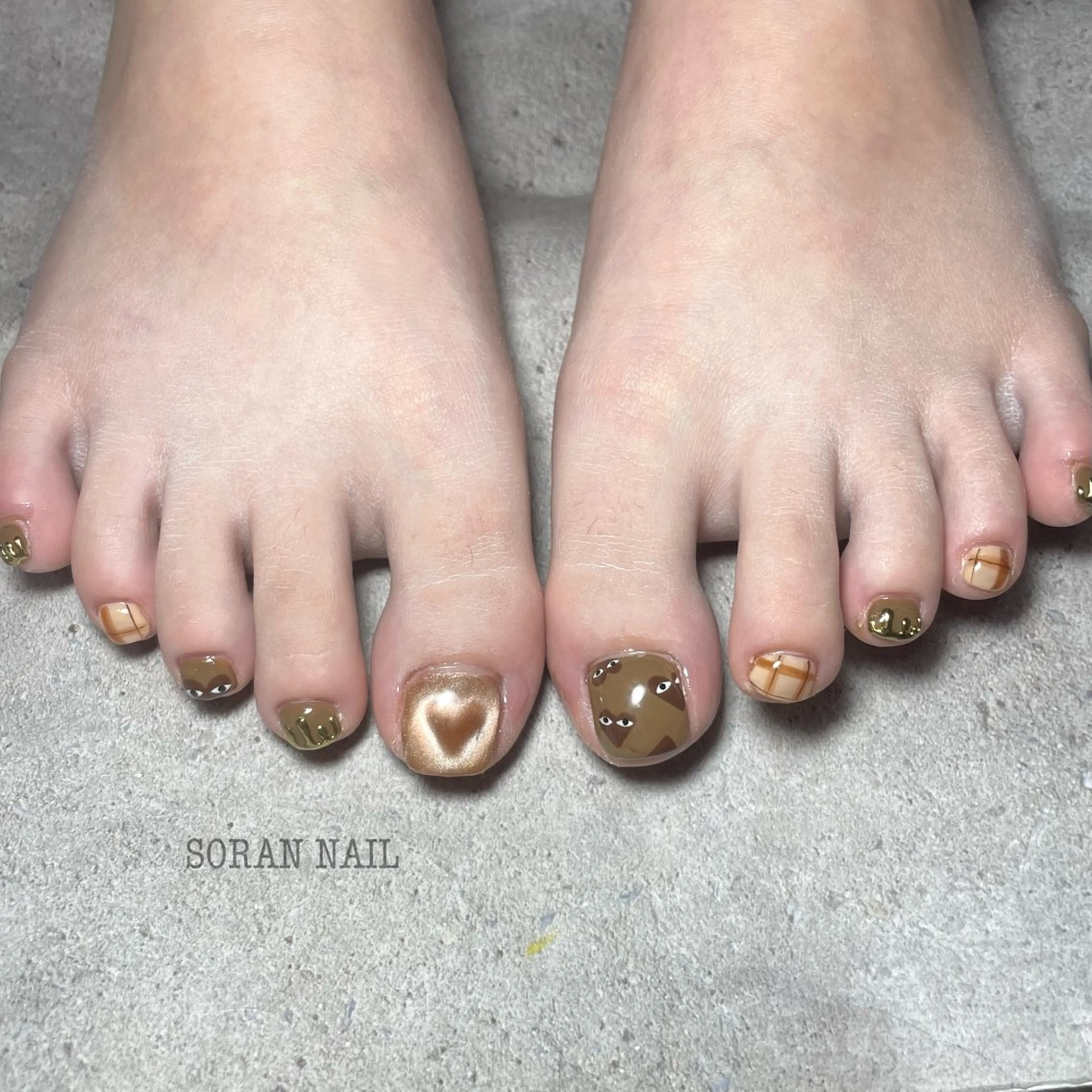 ネイル フットネイル soran nailのネイルデザイン