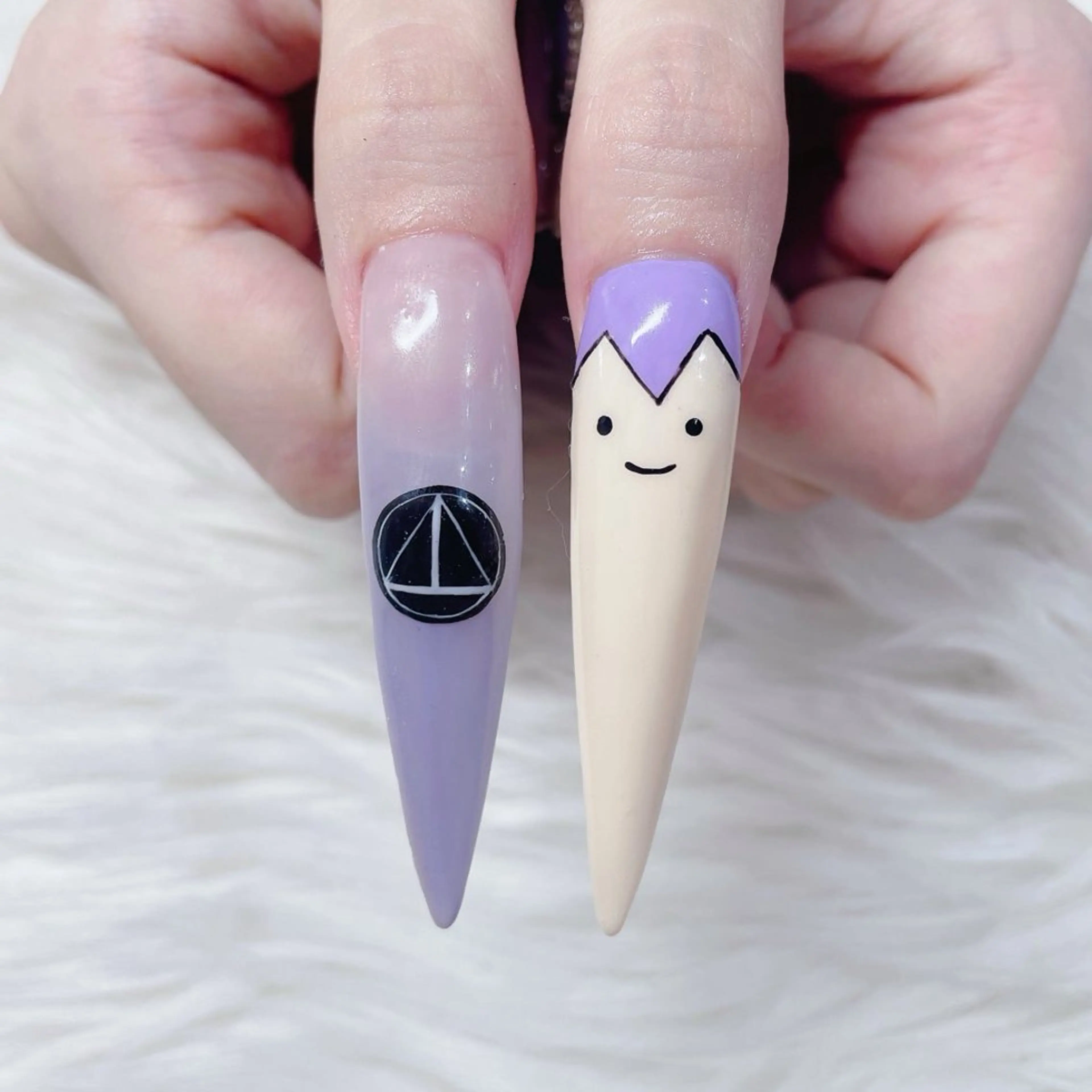 ネイル ハンドネイル ひめか🫁 推し概念・個性派のネイルデザイン