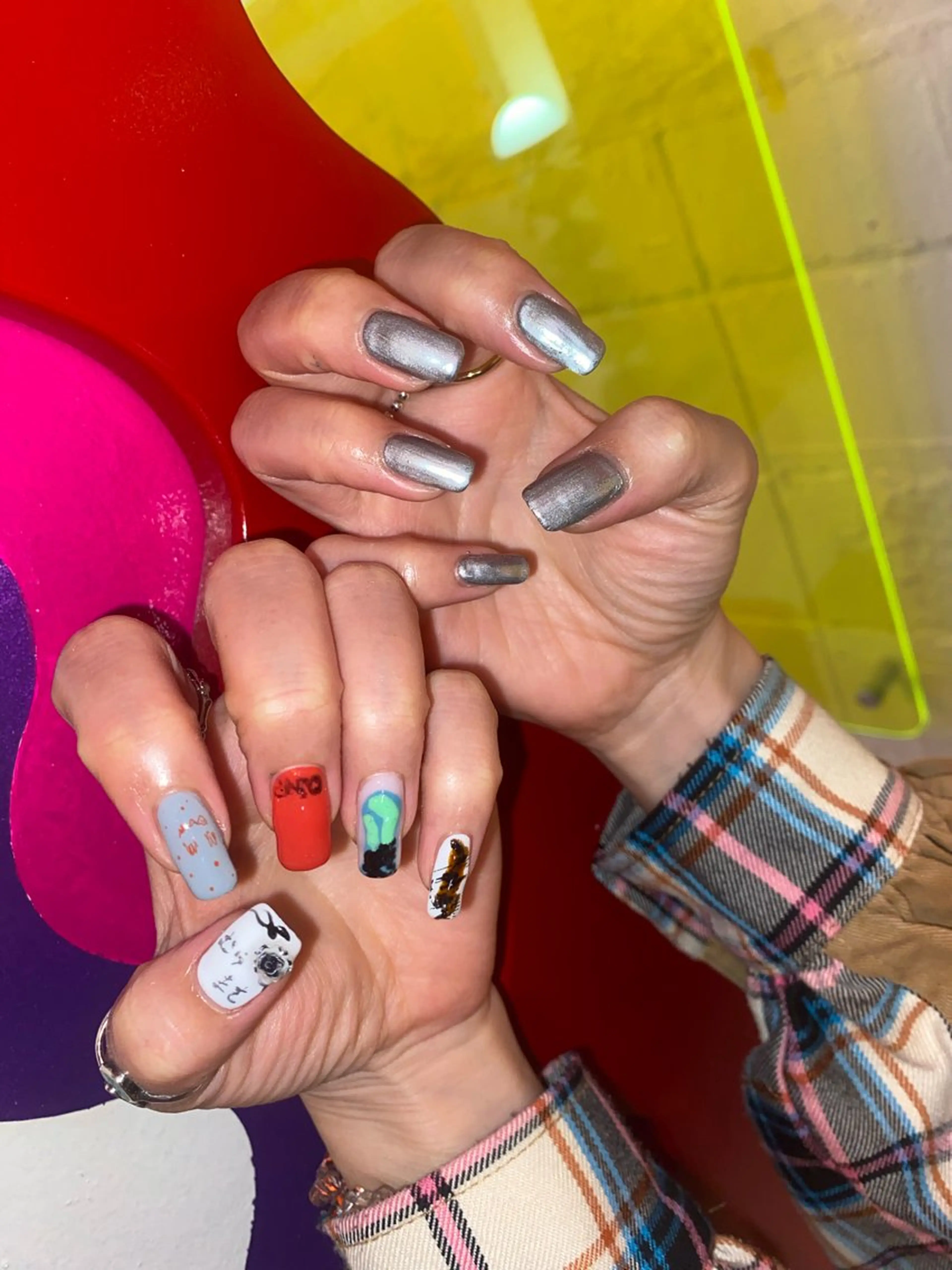 ネイル .unff所属・hana (..)個 性派/メンズネイル◎のネイルデザイン