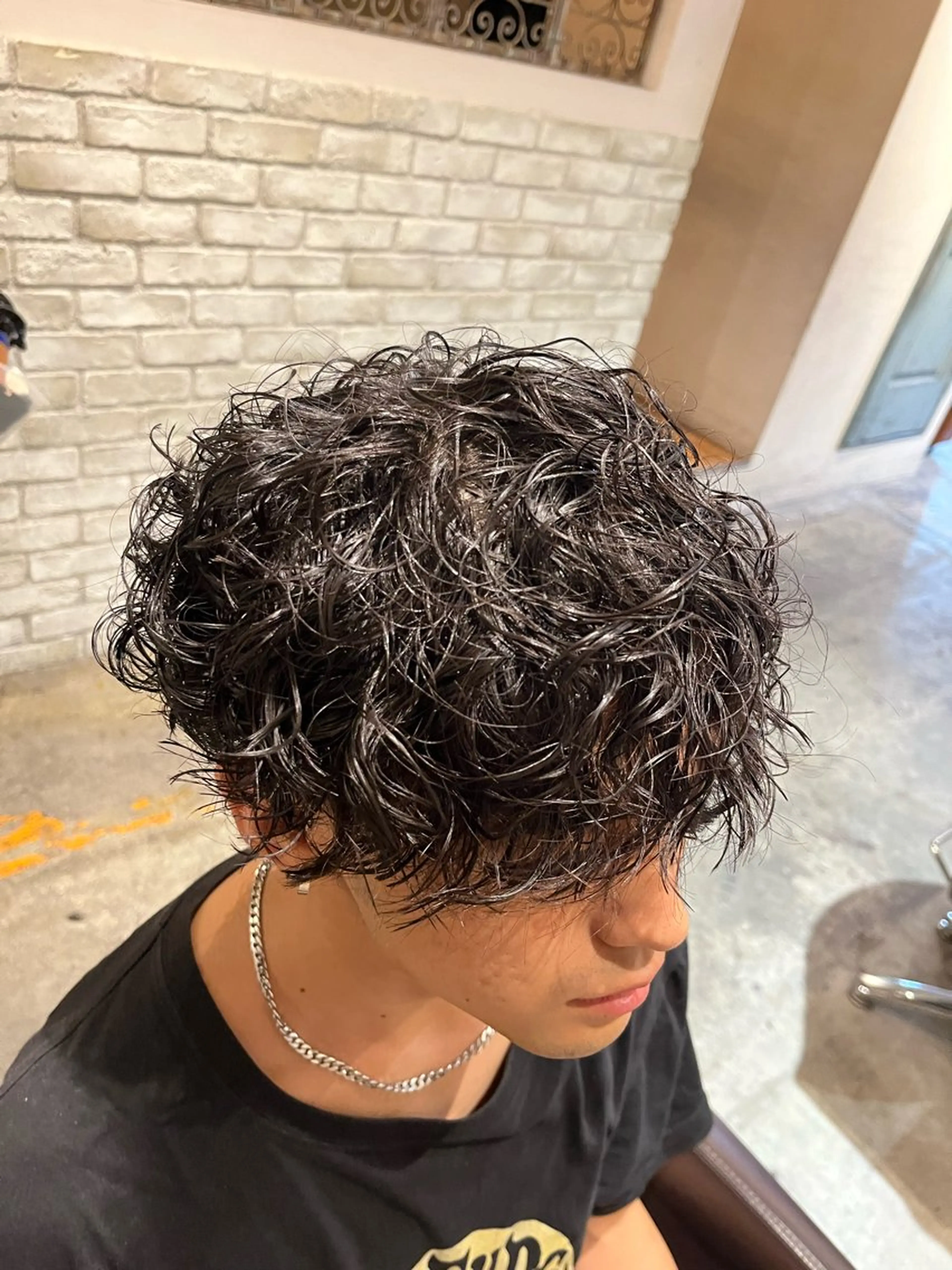 パーマ メンズ カット パーマ トリートメント ヘアセット 💈メンズパーマ特化 店長望月謙二郎💈のヘアスタイル