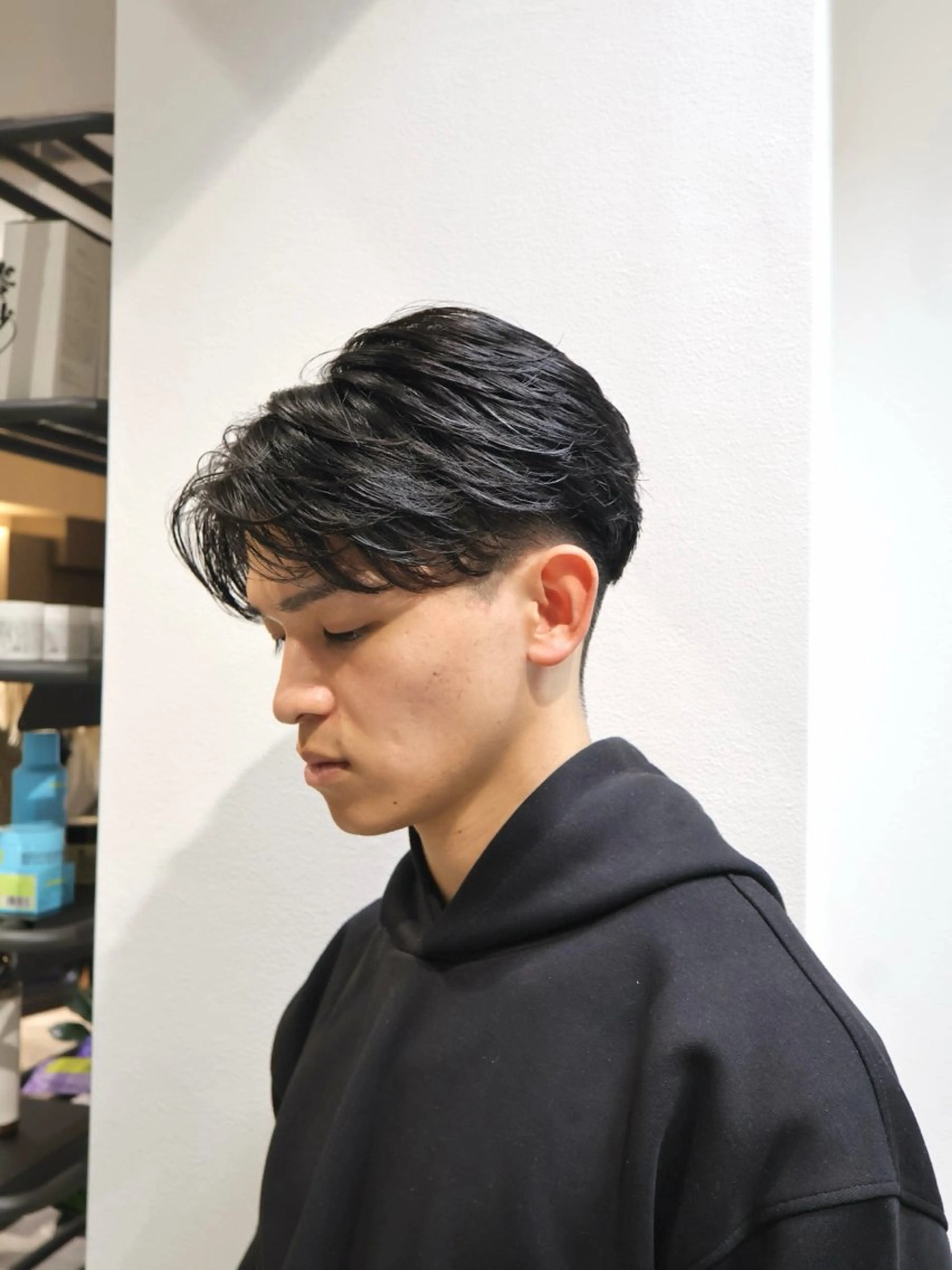 パーマ メンズ カット パーマ SCENEbyRAD helmのヘアスタイル