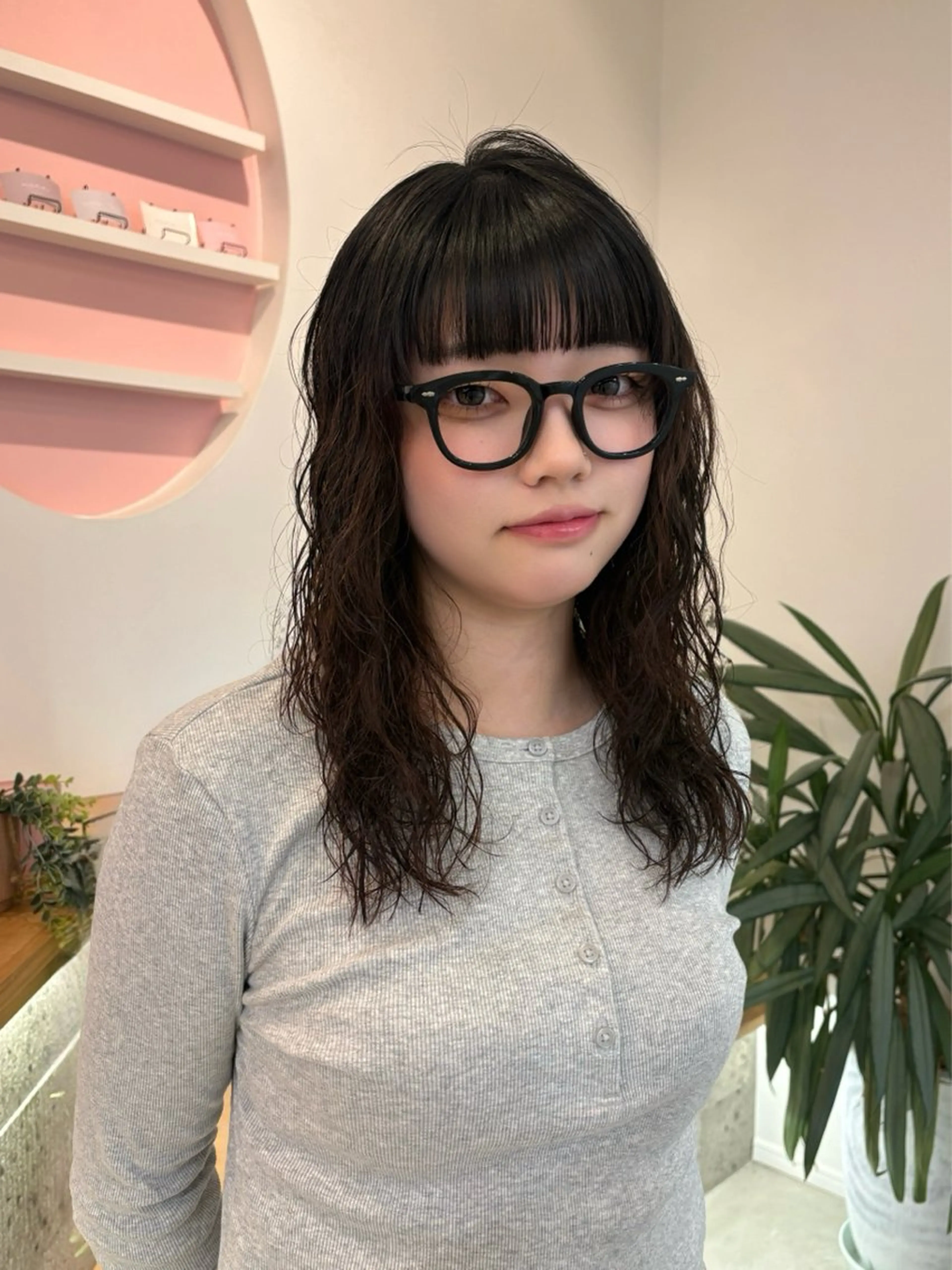 セミロング パーマ カット パーマ トリートメント Haruka /大宮美容室のヘアスタイル