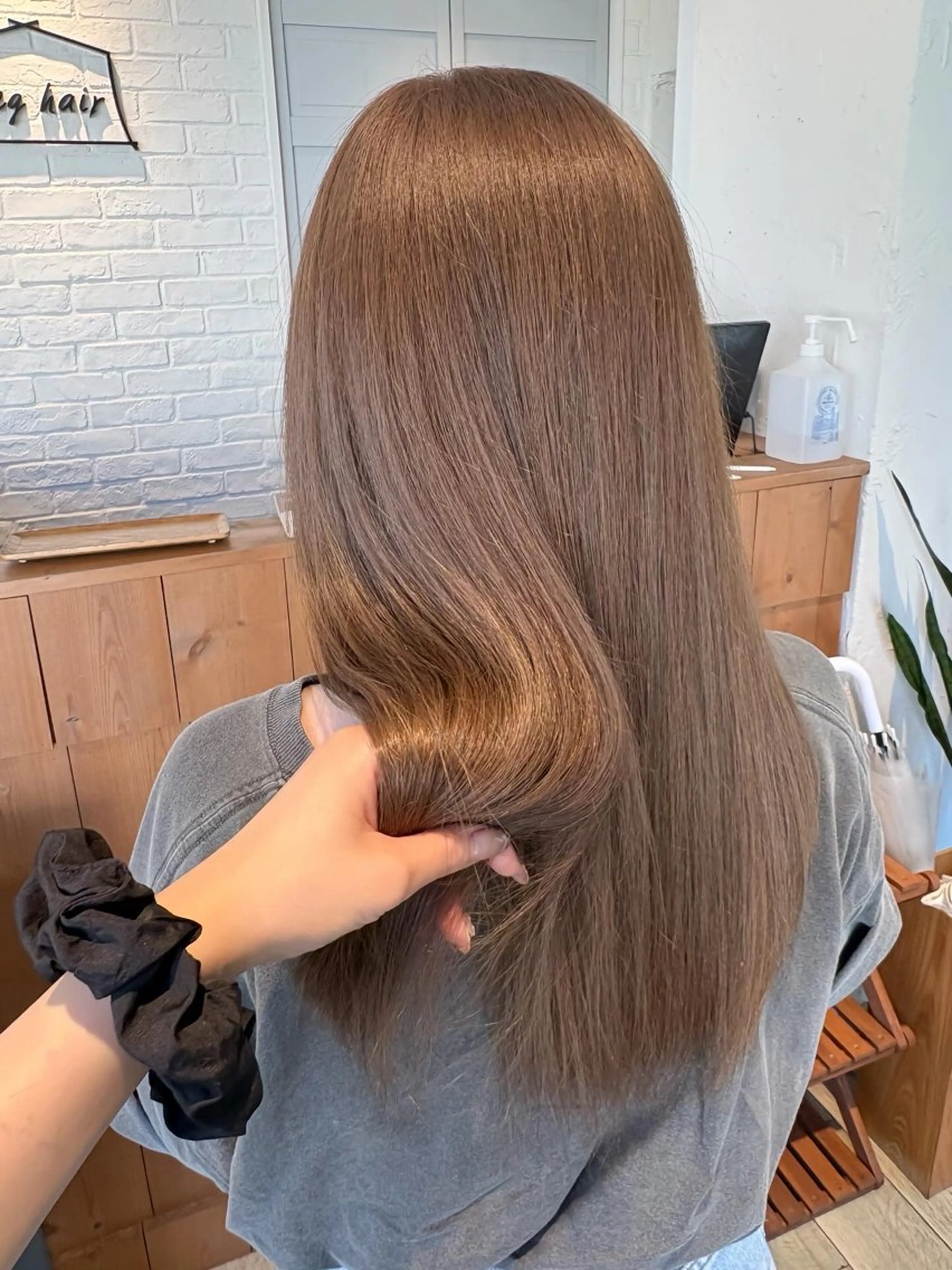 ミディアム カラー カット ヘアカラー トリートメント ブリーチカラー🫧 森　凪沙のヘアスタイル