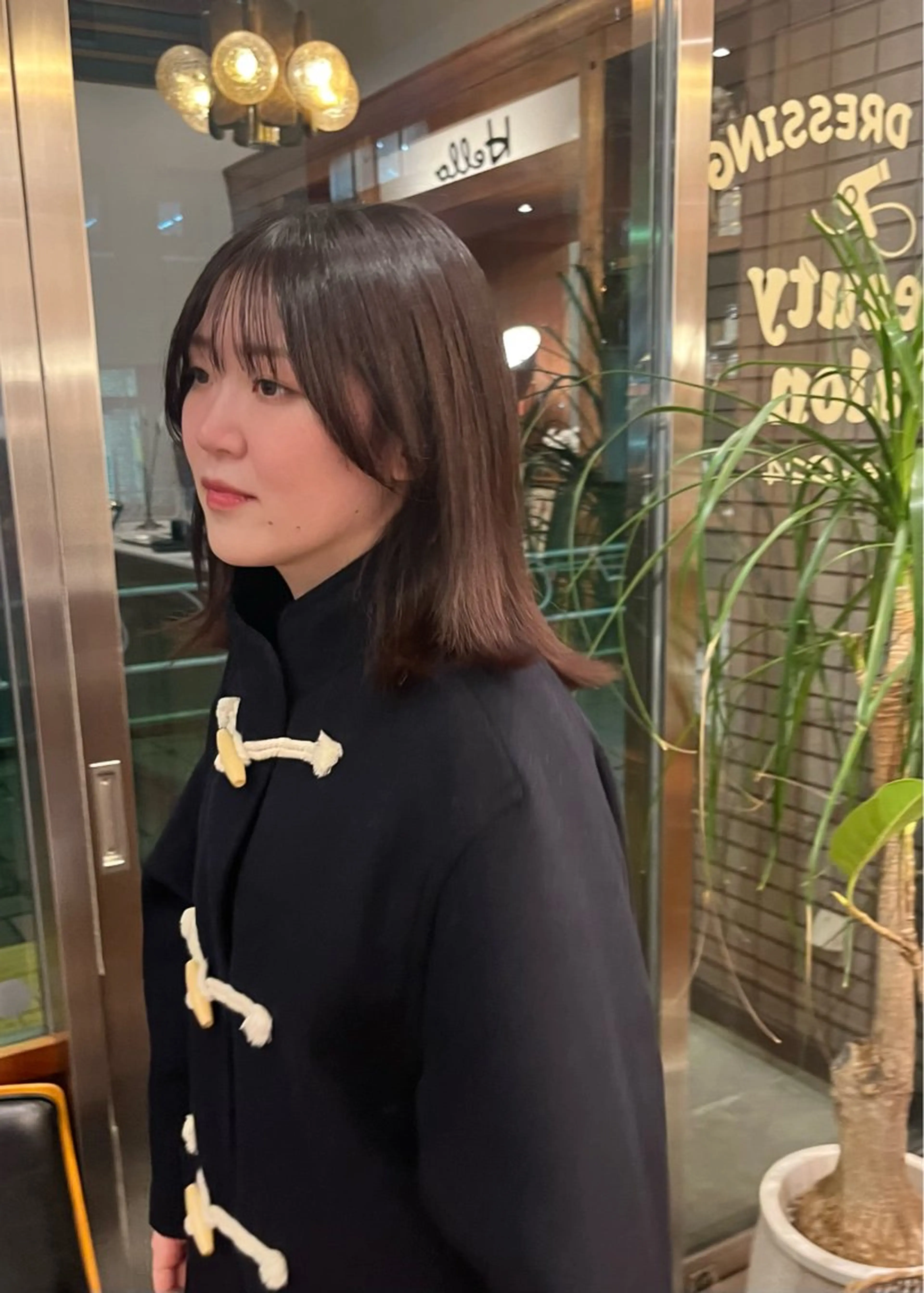 ミディアム カラー ヘアカラー トリートメント SASAnagano 堀内未梨のヘアスタイル