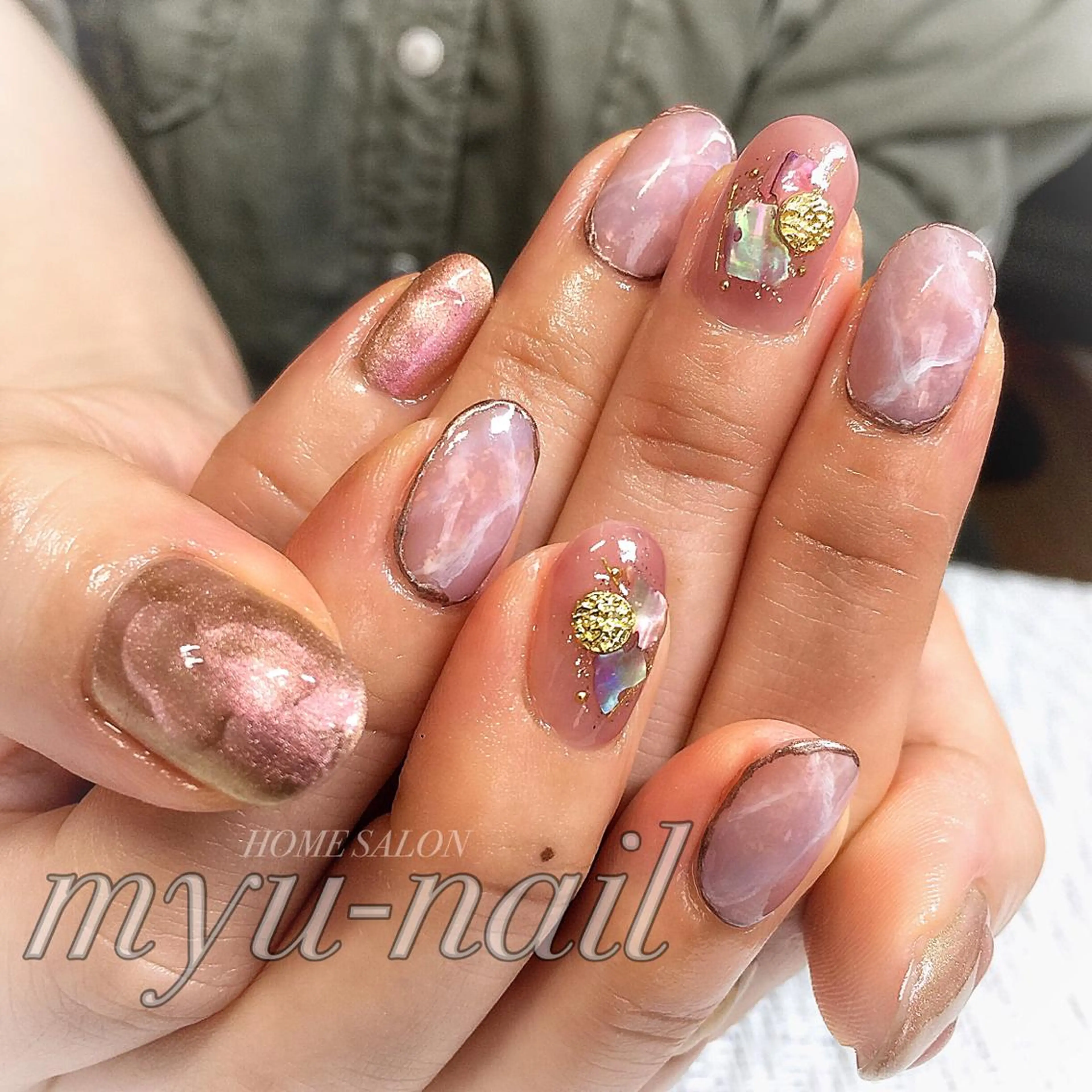 ネイル ホームサロン myu-nailのネイルデザイン