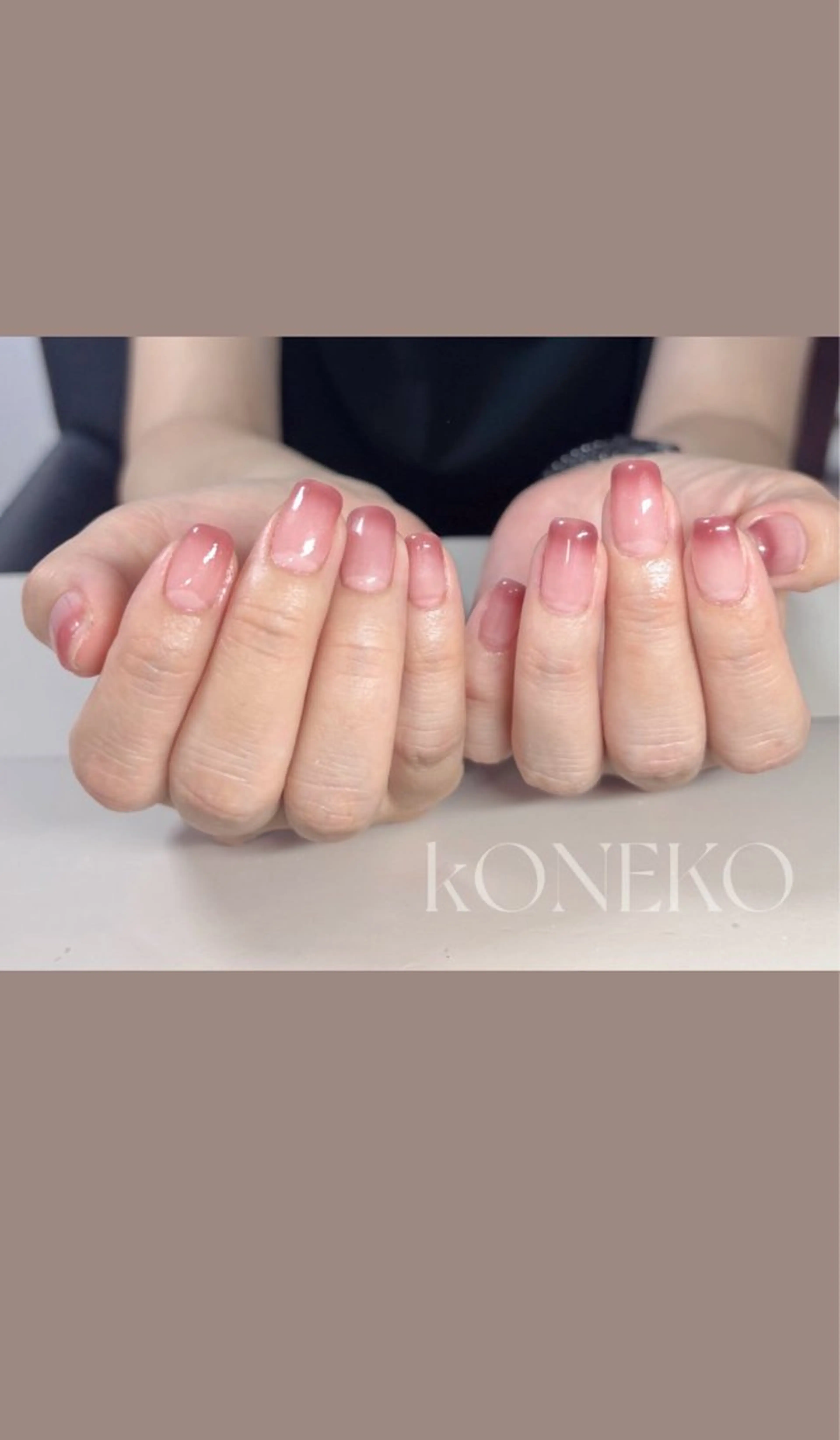 ネイル コネコネイルサロン モデル用のネイルデザイン