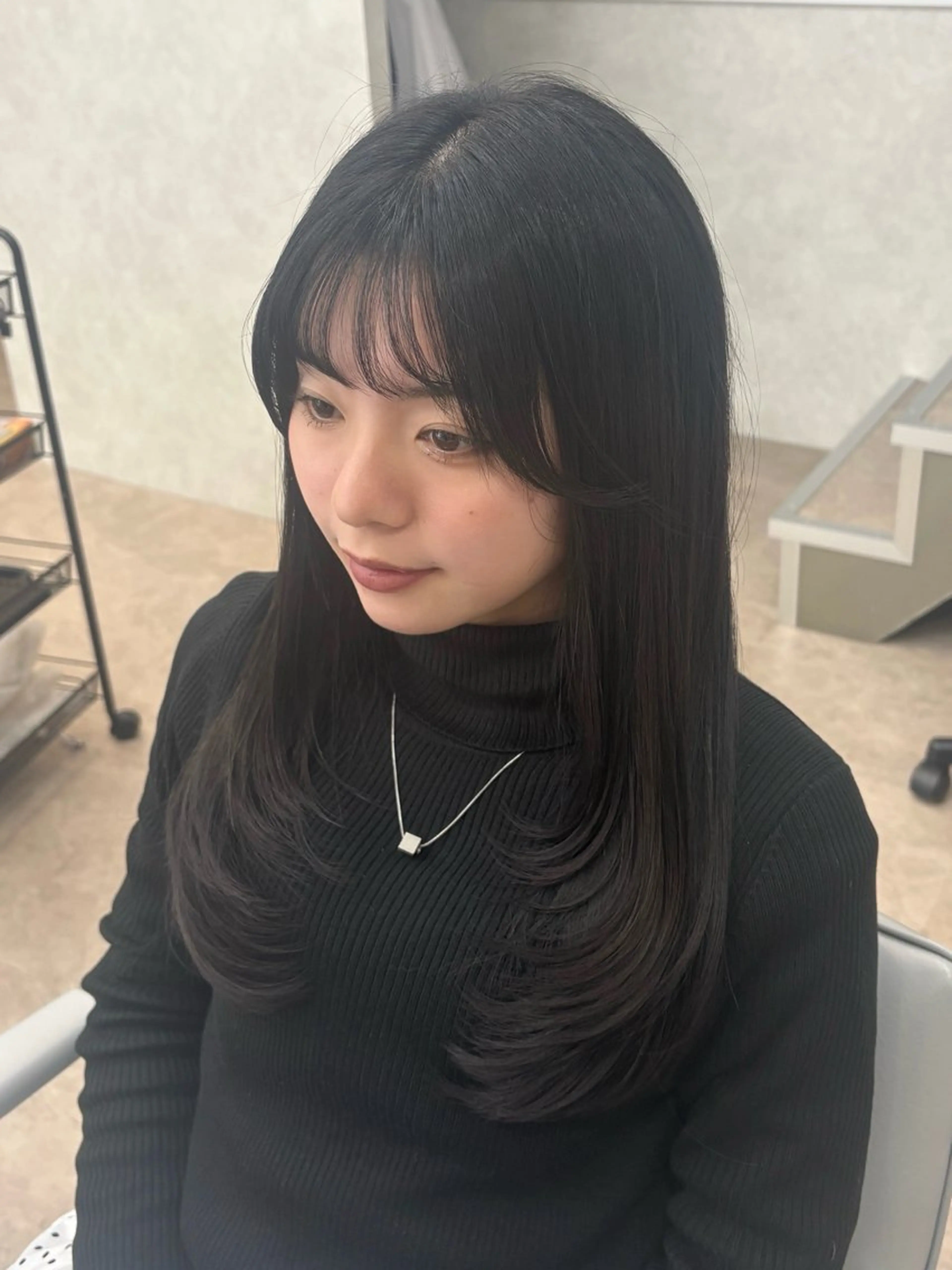 ロング カラー 🧸韓国ヘア/ KURUMI🤍のヘアスタイル