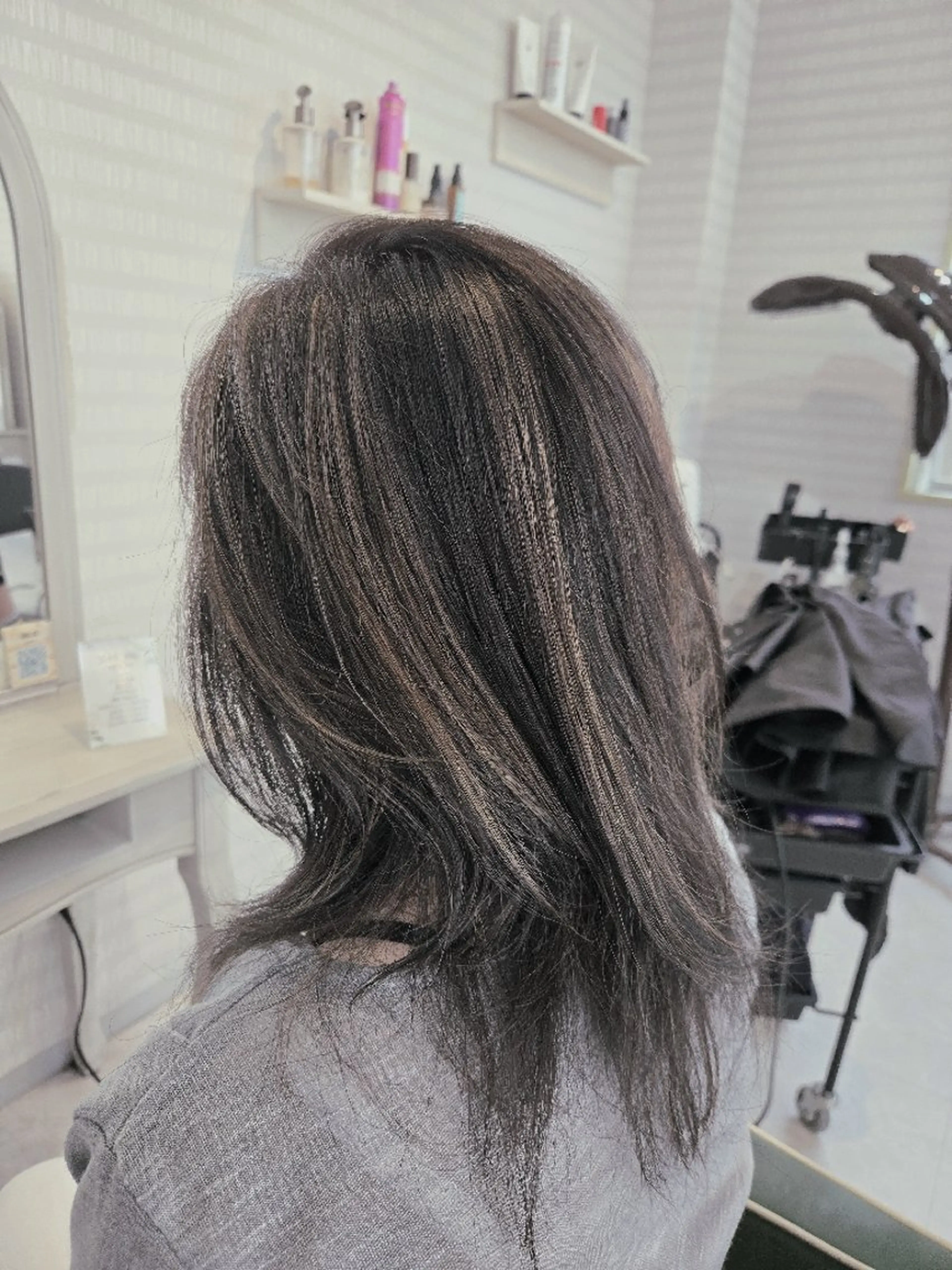 ロング カット ヘアカラー トリートメント 【ハイライトに自信】 福田 将太のヘアスタイル