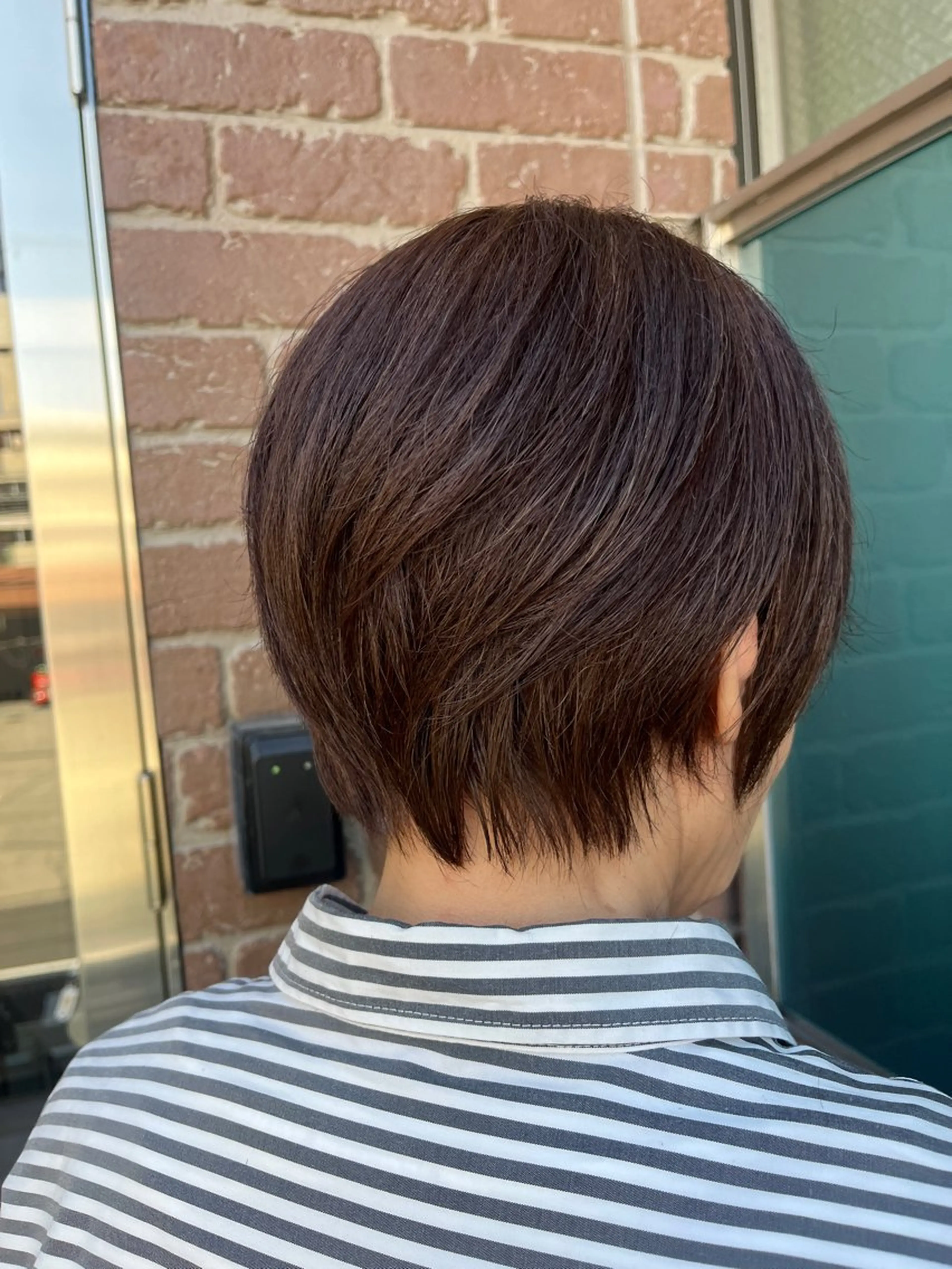 ショート カラー カット 久木原 ゆりのヘアスタイル