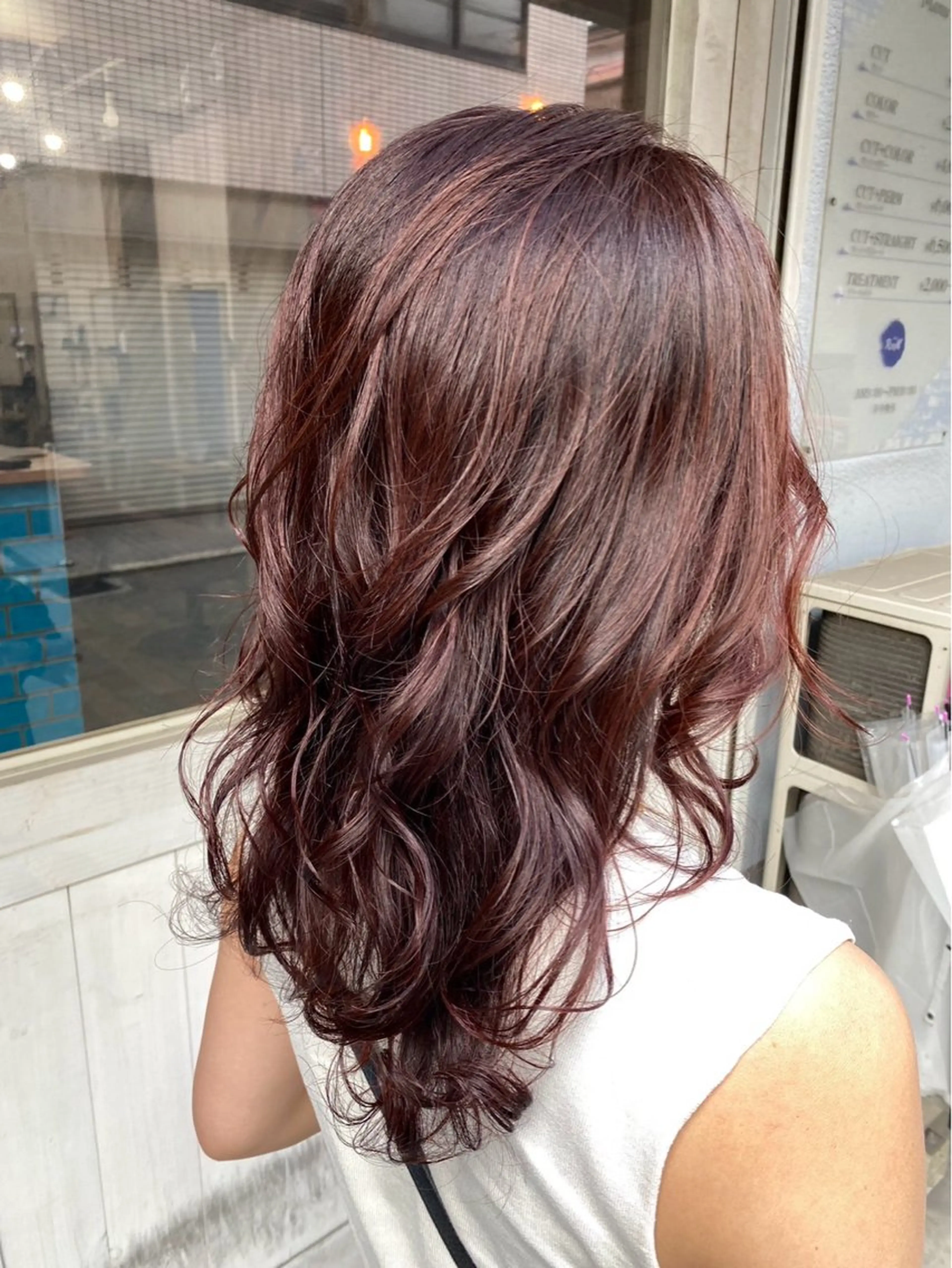 ロング ヘアカラー ヘッドスパ ヤマシタ ミサキのヘアスタイル