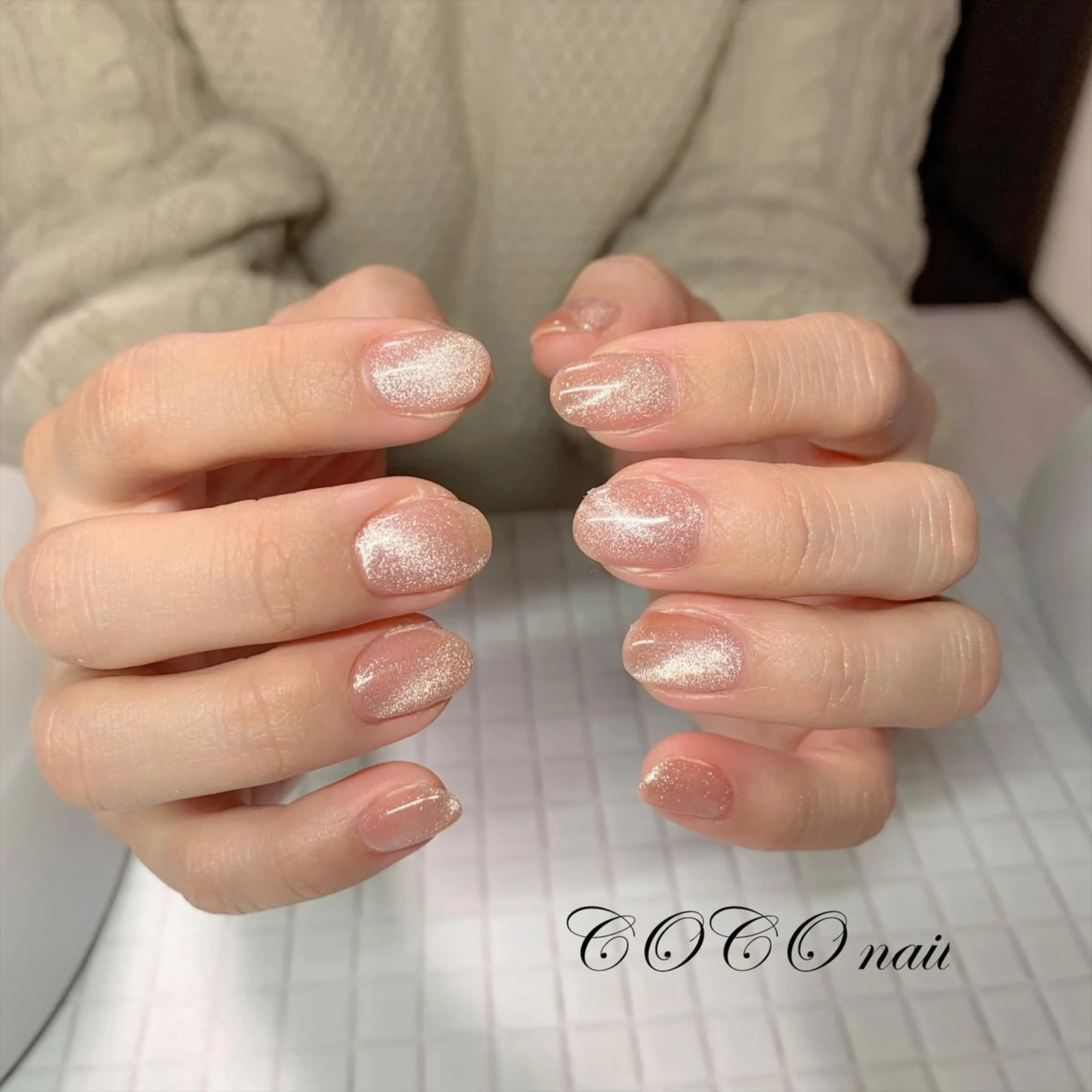 ネイル ジェルネイル マグネットネイル ハンドネイル COCO nailのネイルデザイン