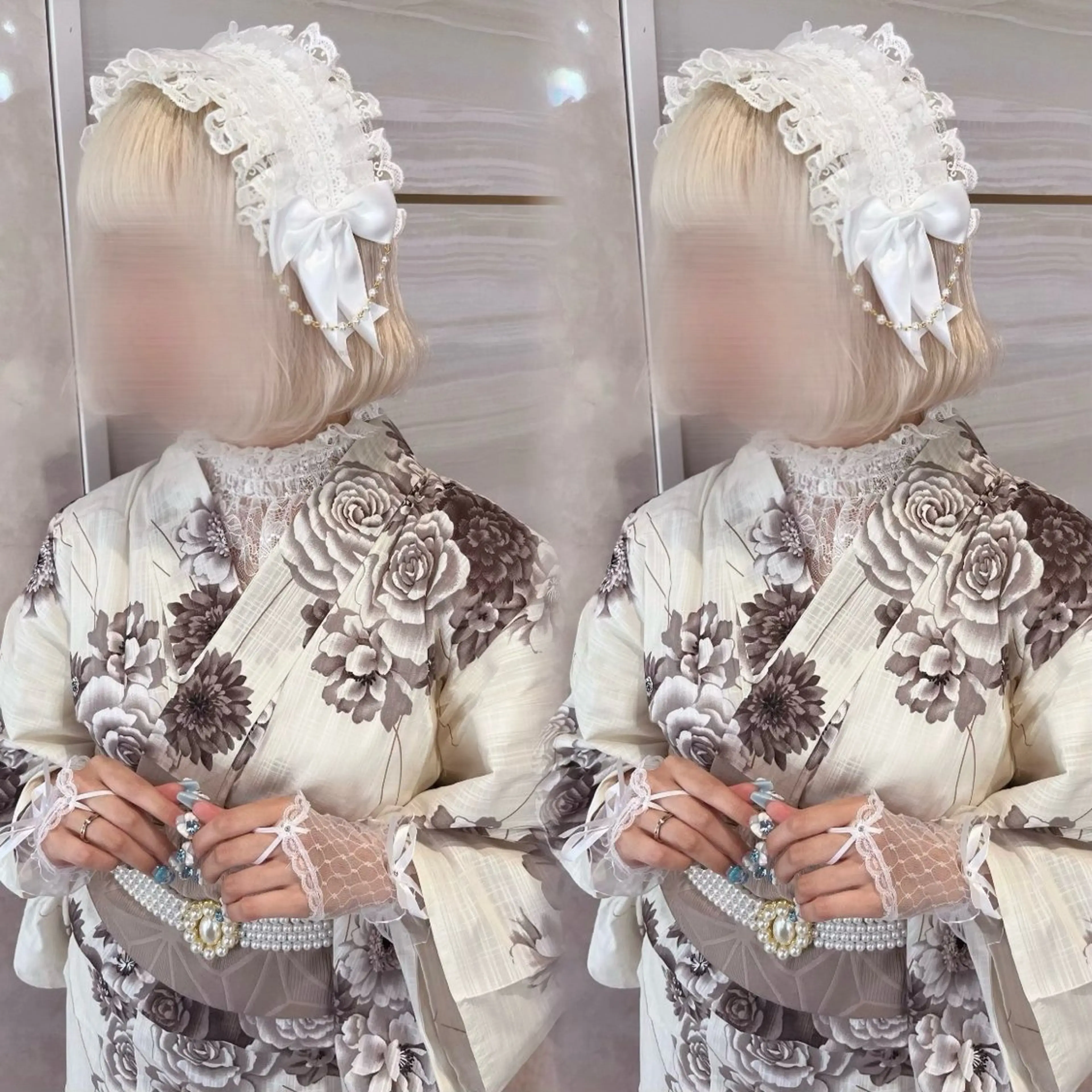 ♡🎐着付け＋ヘアセット🎐♡の写真