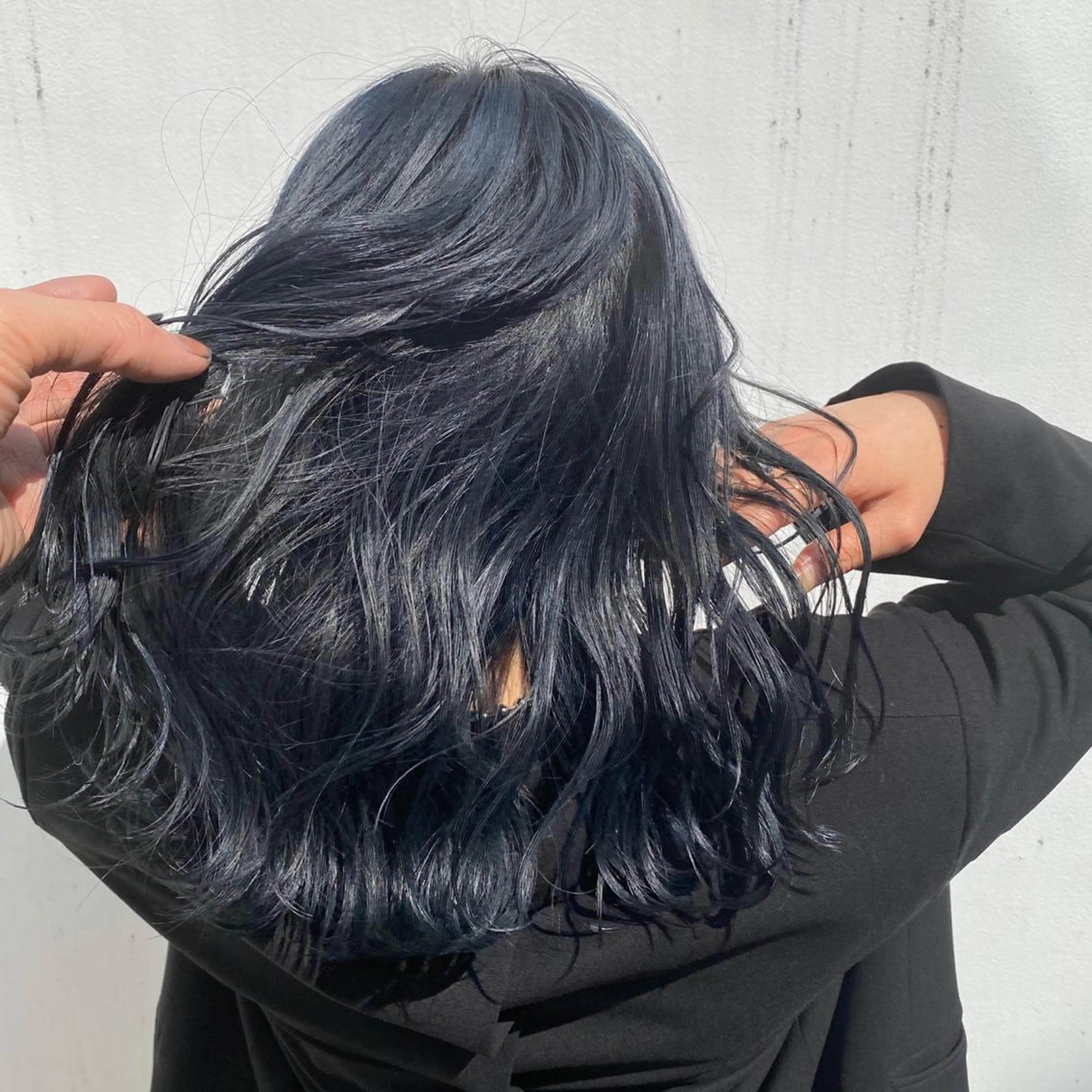 セミロング 派手髪支持率No1 Eisukeのヘアスタイル