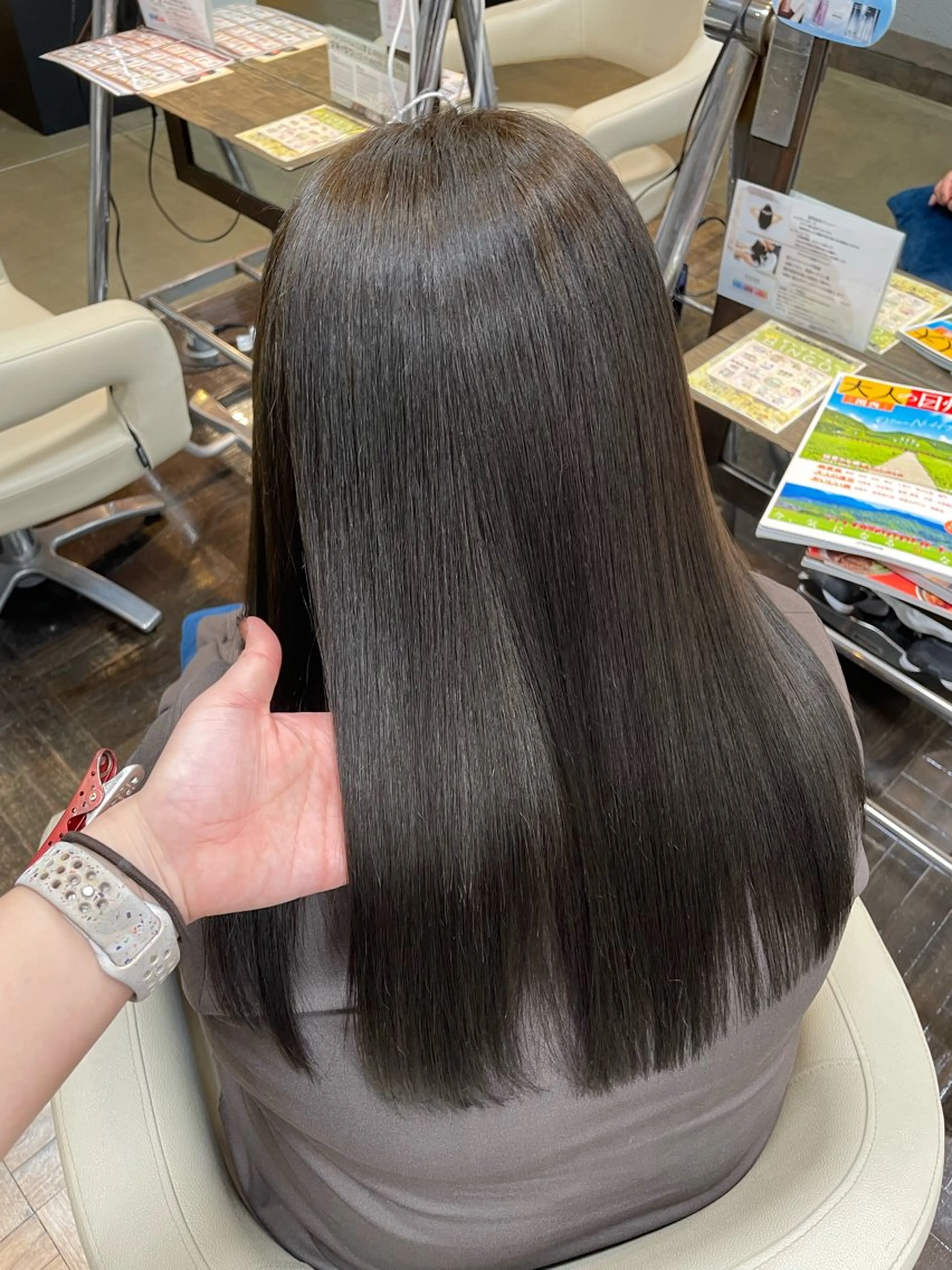 ロング カット ヘアカラー <髪質改善>河野 🍑AVANCE.のヘアスタイル