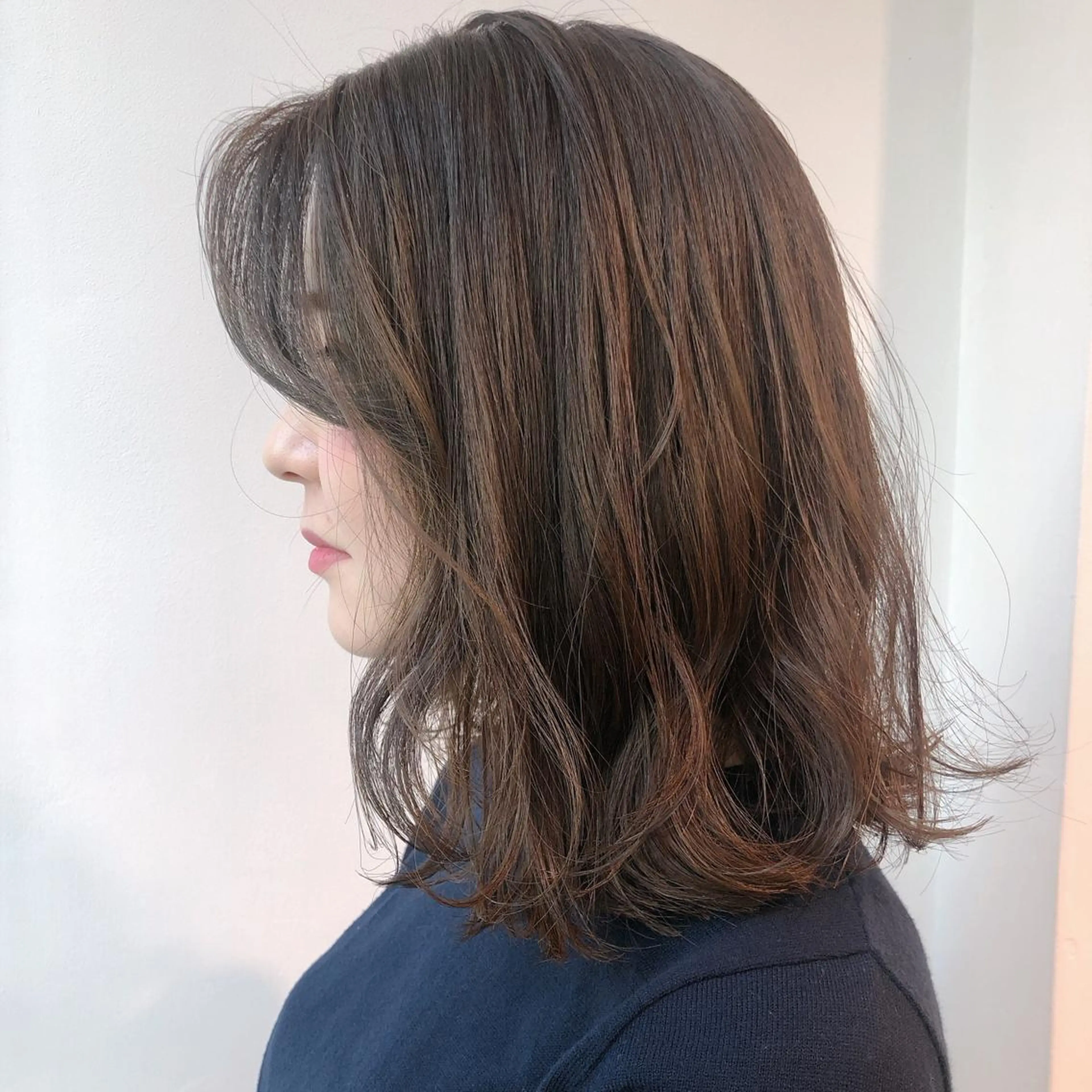 ミディアム カラー ヘアカラー トリートメント ❤️sai❤️ official❤️のヘアスタイル