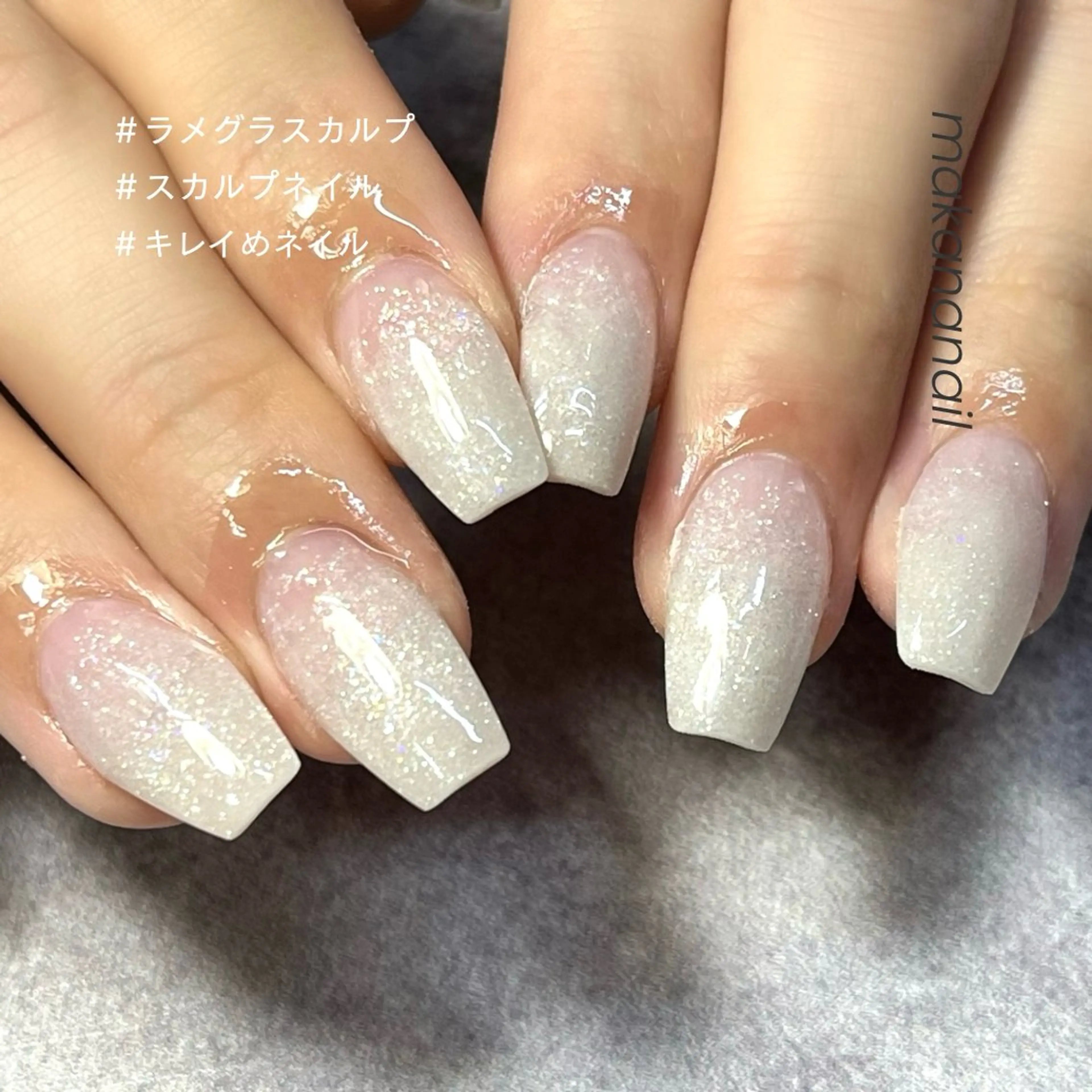 ネイル アートネイル ジェルネイル ハンドネイル makananail HARUKAのネイルデザイン