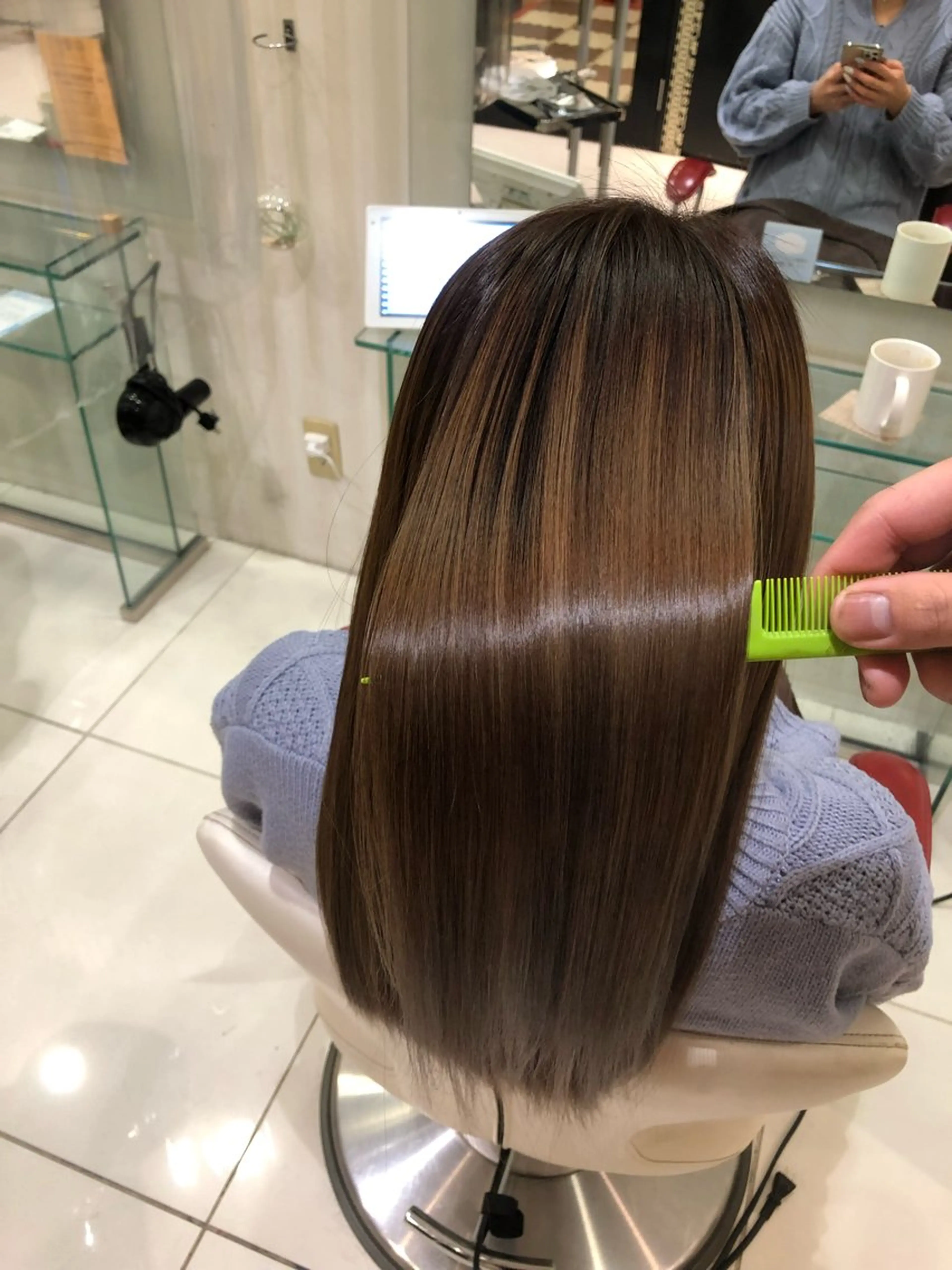 セミロング 牧野 隼大のヘアスタイル