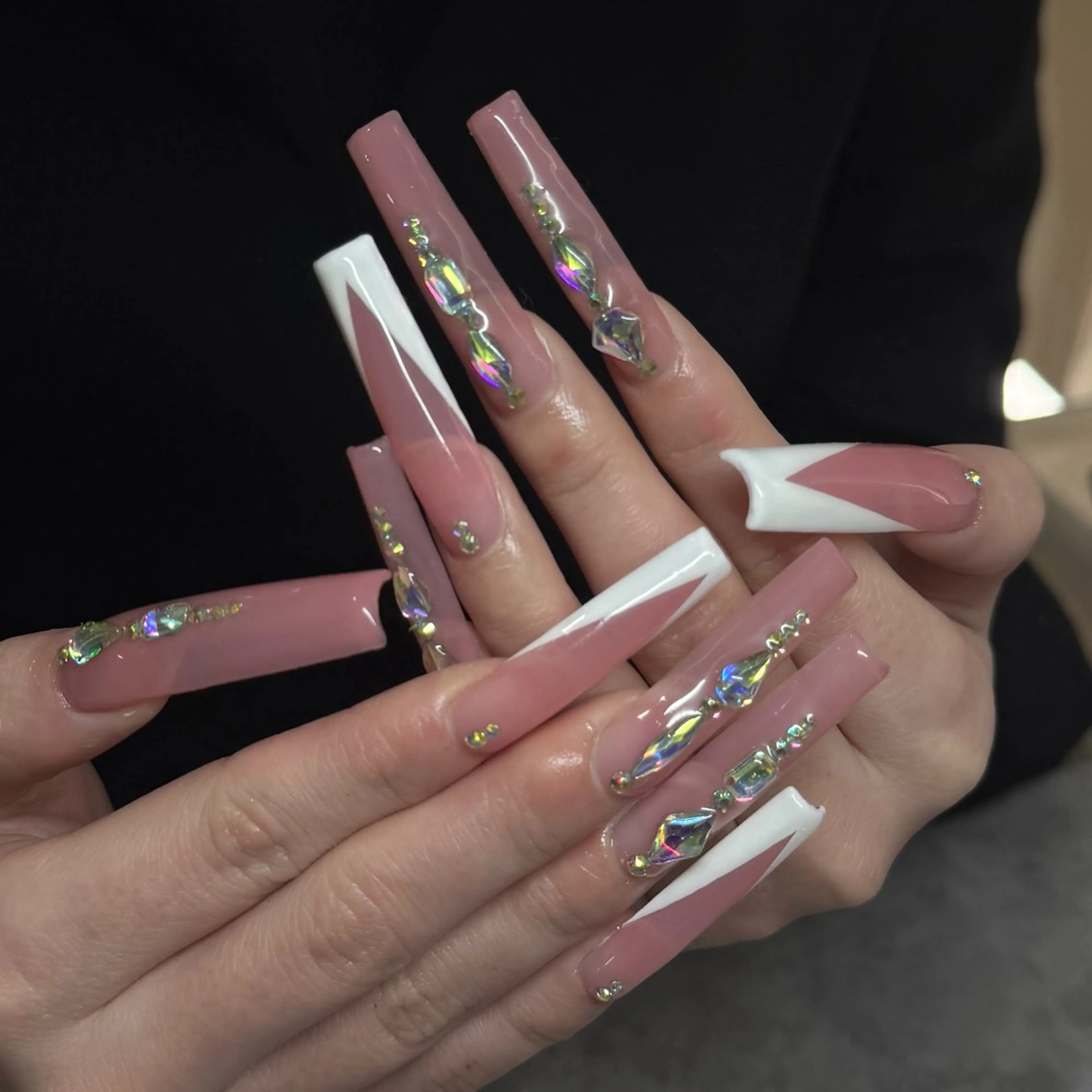 ネイル ロングネイル ハンドネイル IROHA NAIL 北村菜帆のネイルデザイン