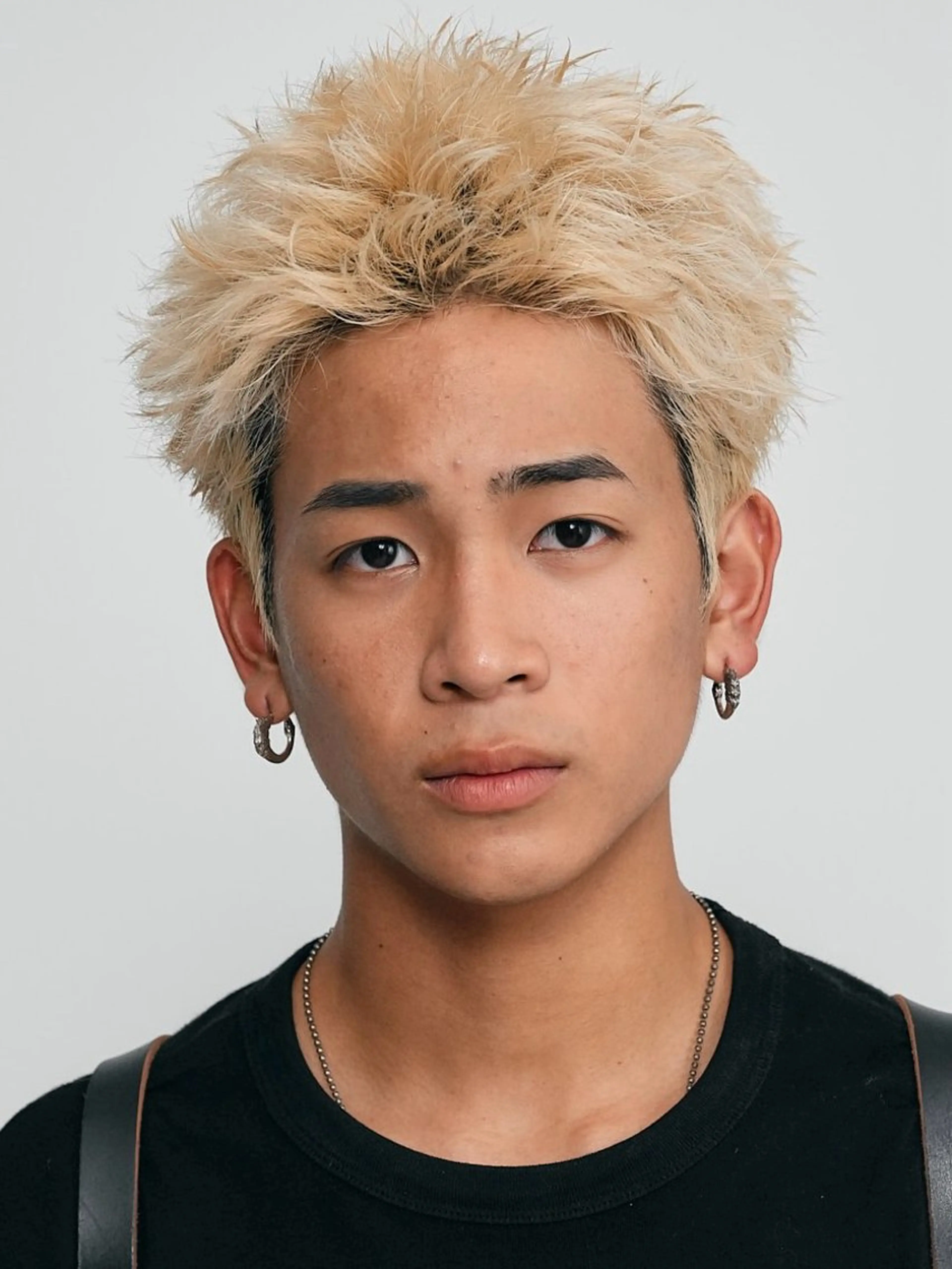 ショート メンズ アップバング スパイキーショート ショートヘア メンズパーマ 名古屋/水谷颯のヘアスタイル