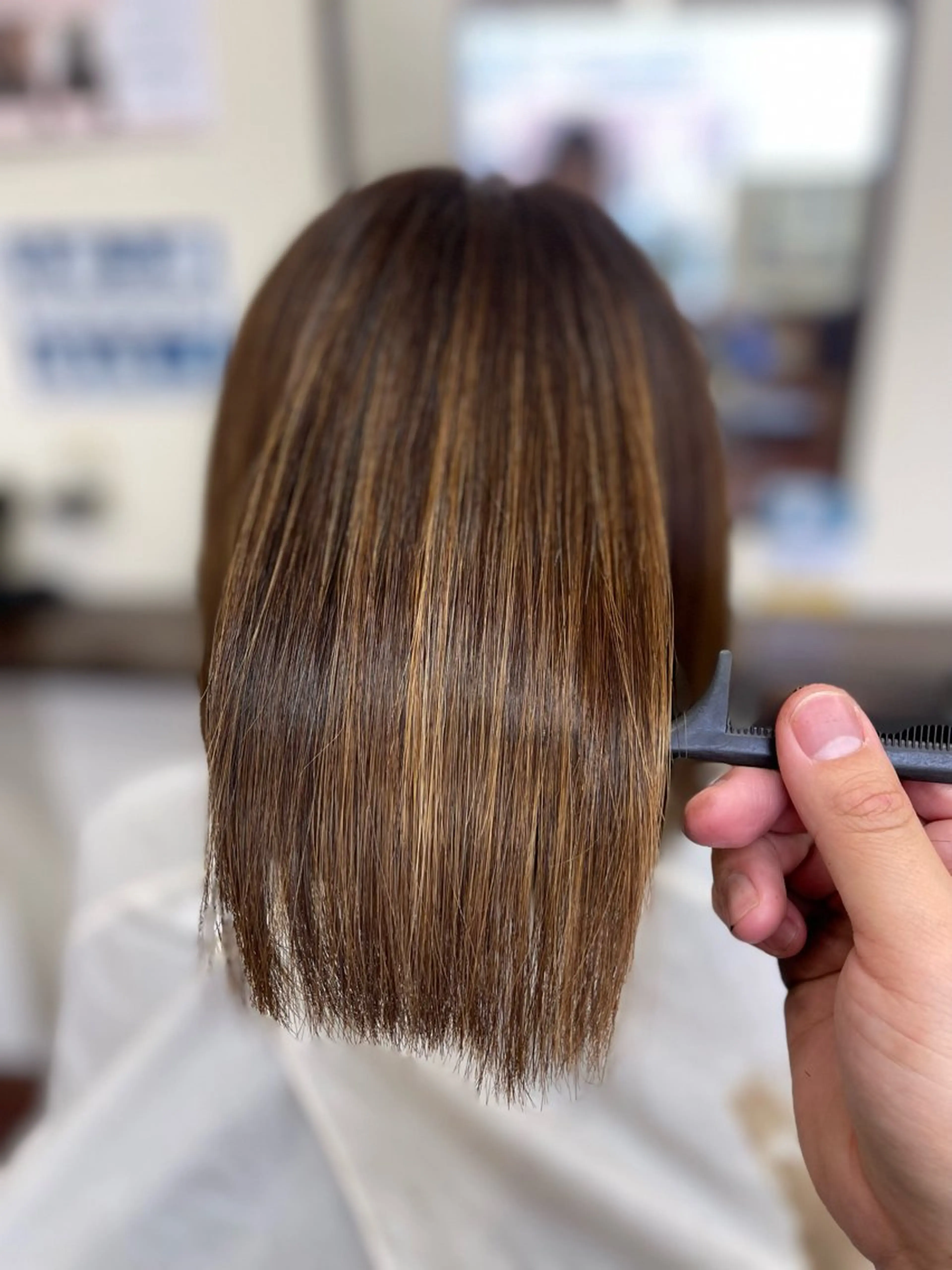 ショート ハイライト カット ヘアカラー 田中 就のヘアスタイル