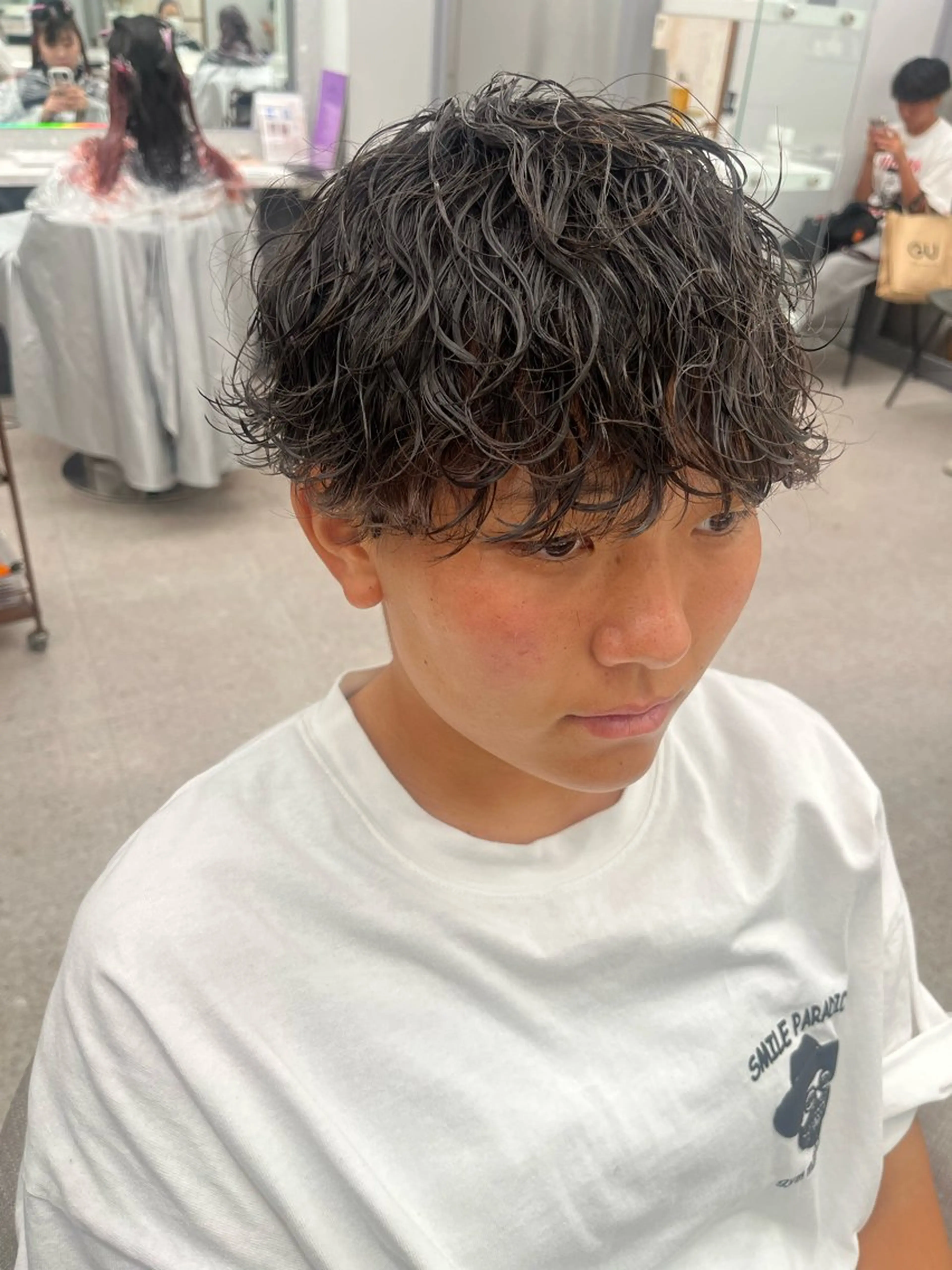 パーマ メンズ カット パーマ 🍐シャドウパーマ メンズ特化/守岡🍐のヘアスタイル