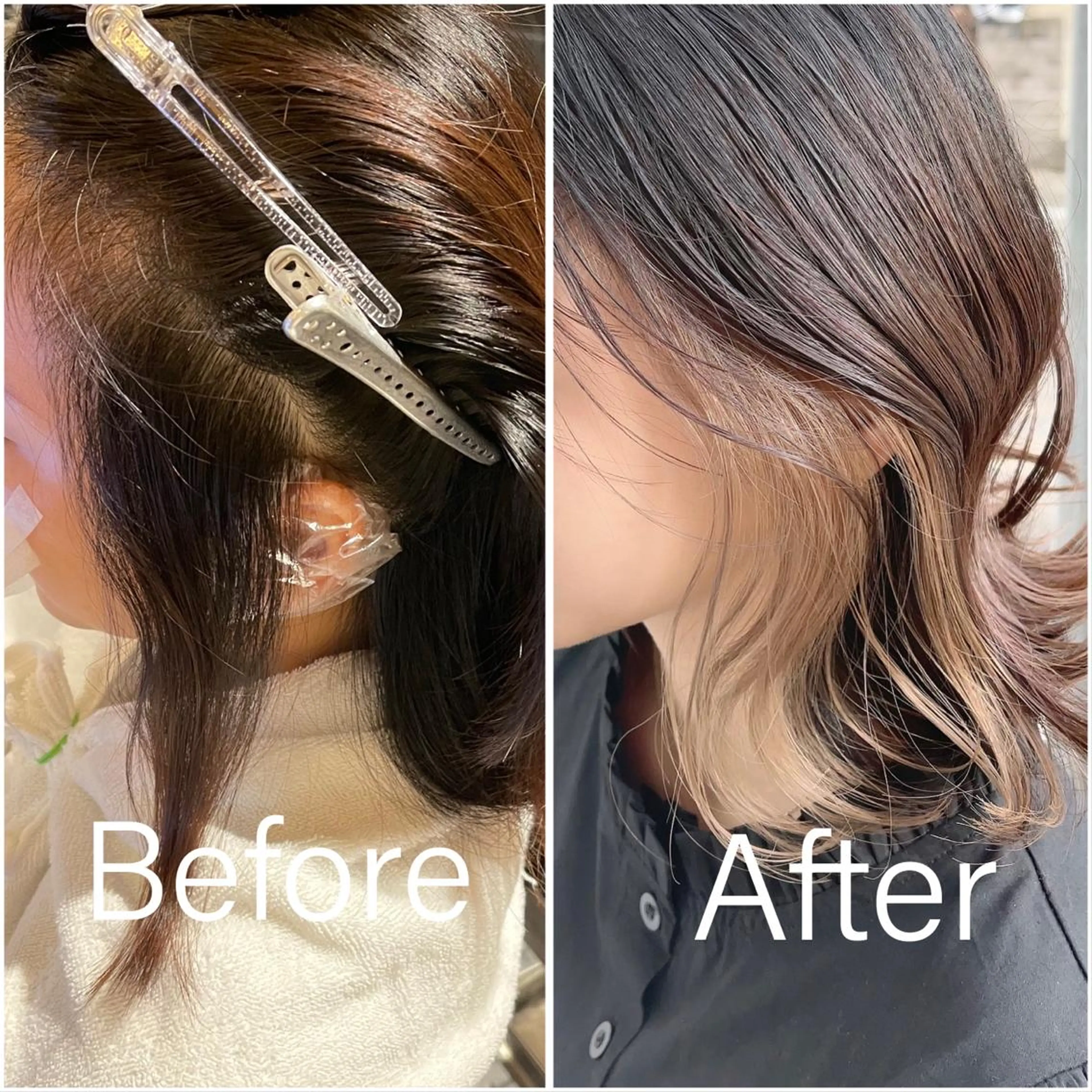 ミディアム カラー 泉 堅也のヘアスタイル