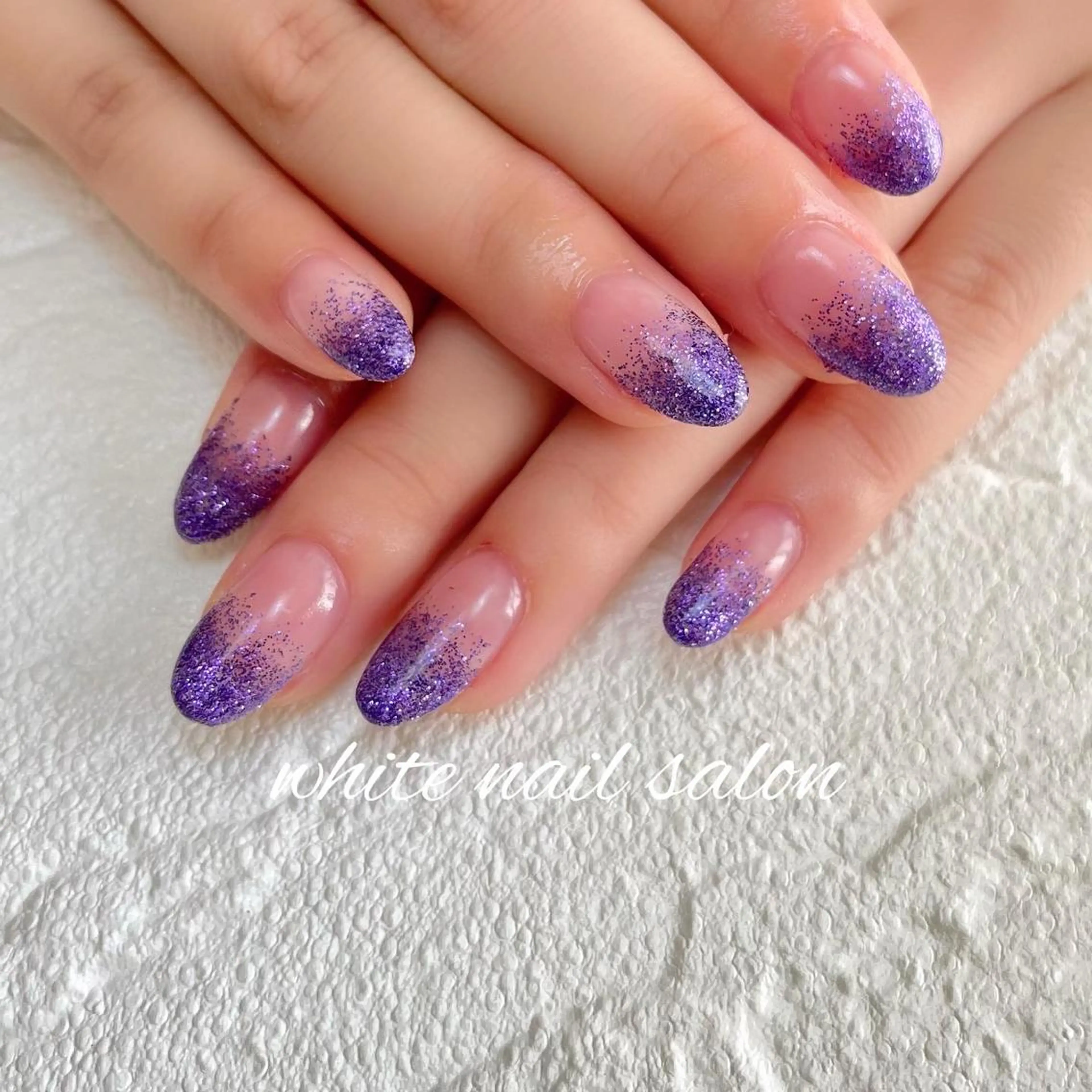 ネイル フットネイル ジェルネイル ハードジェル ラメ(グリッター) 持ち込み white nail salonのネイルデザイン