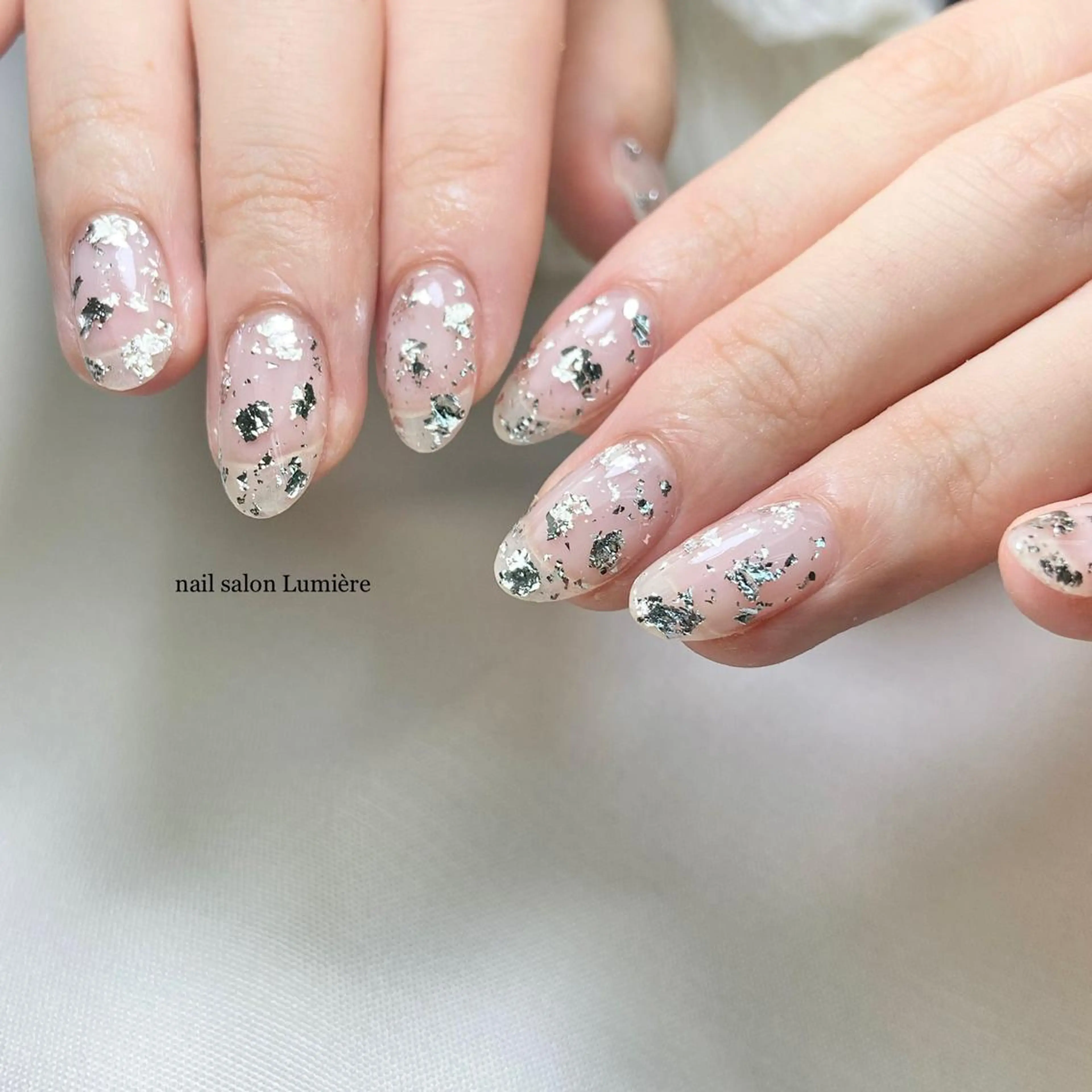 ネイル クリアネイル ハンドネイル nail salon Lumièreのネイルデザイン