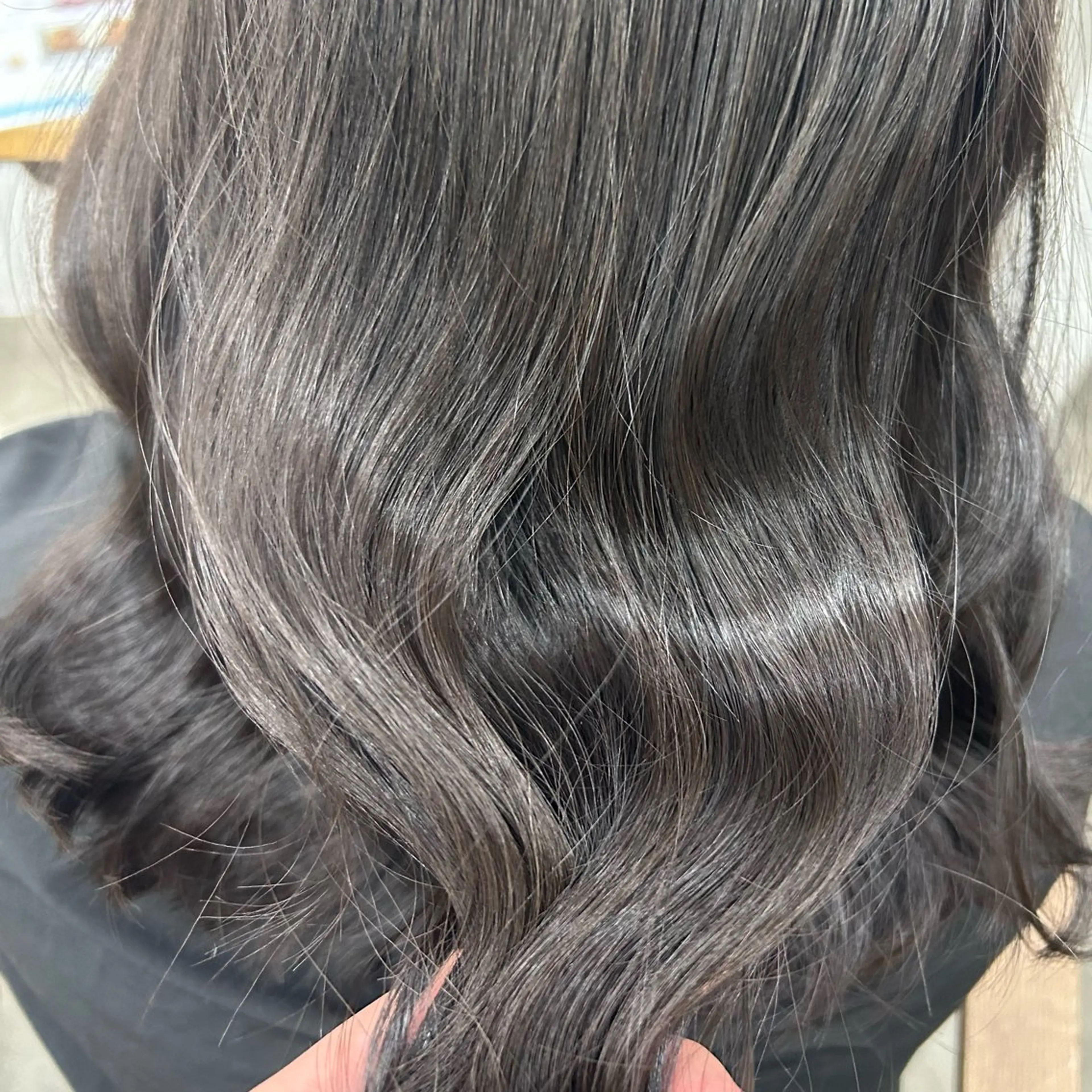 ミディアム カラー ブラウンカラー オリーブブラウン ヘアカラー あやめ🪽 オリーブ/ハイトーンのヘアスタイル