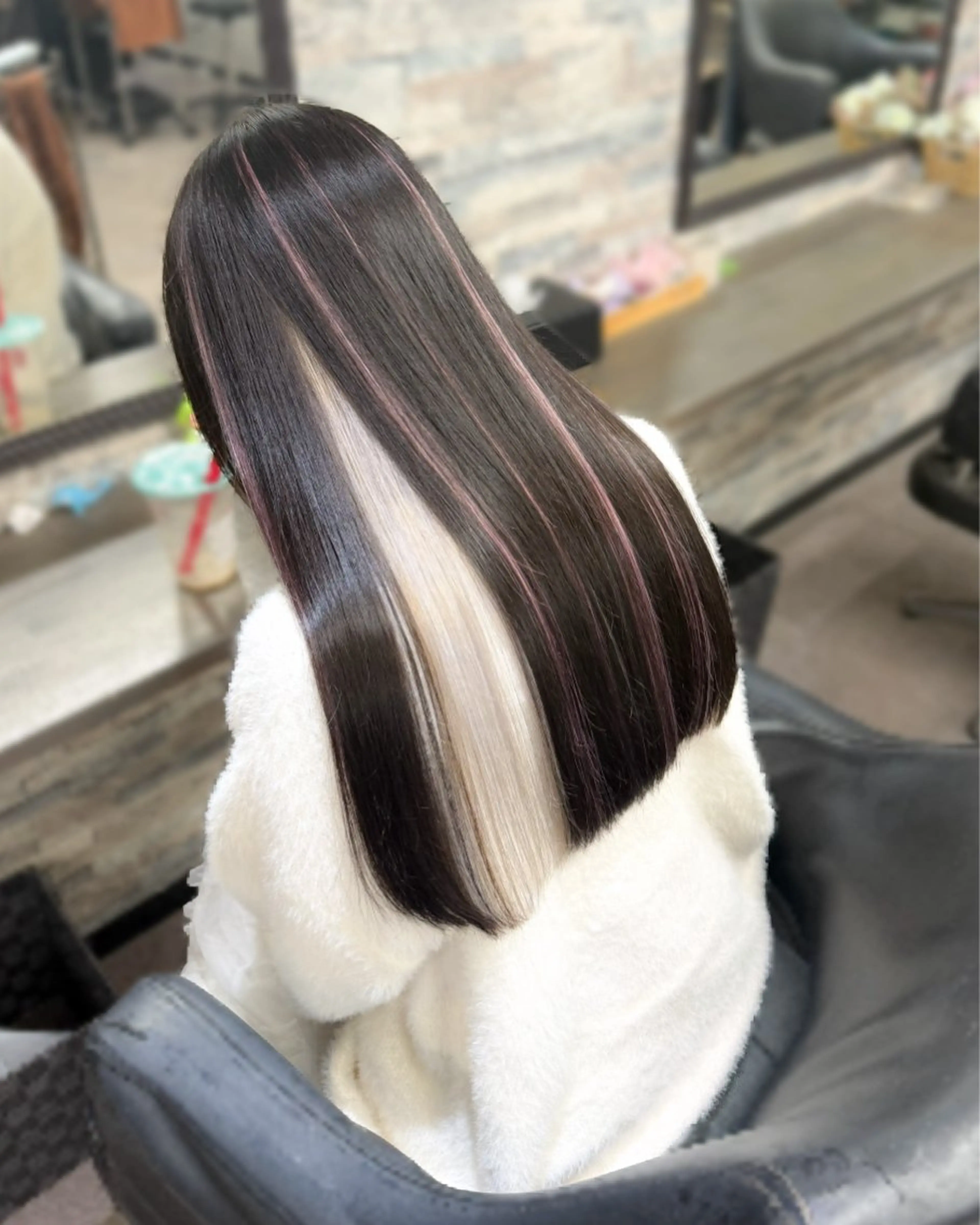 ロング カラー ハイトーンエクステ 🎩カズキ🎩のヘアスタイル