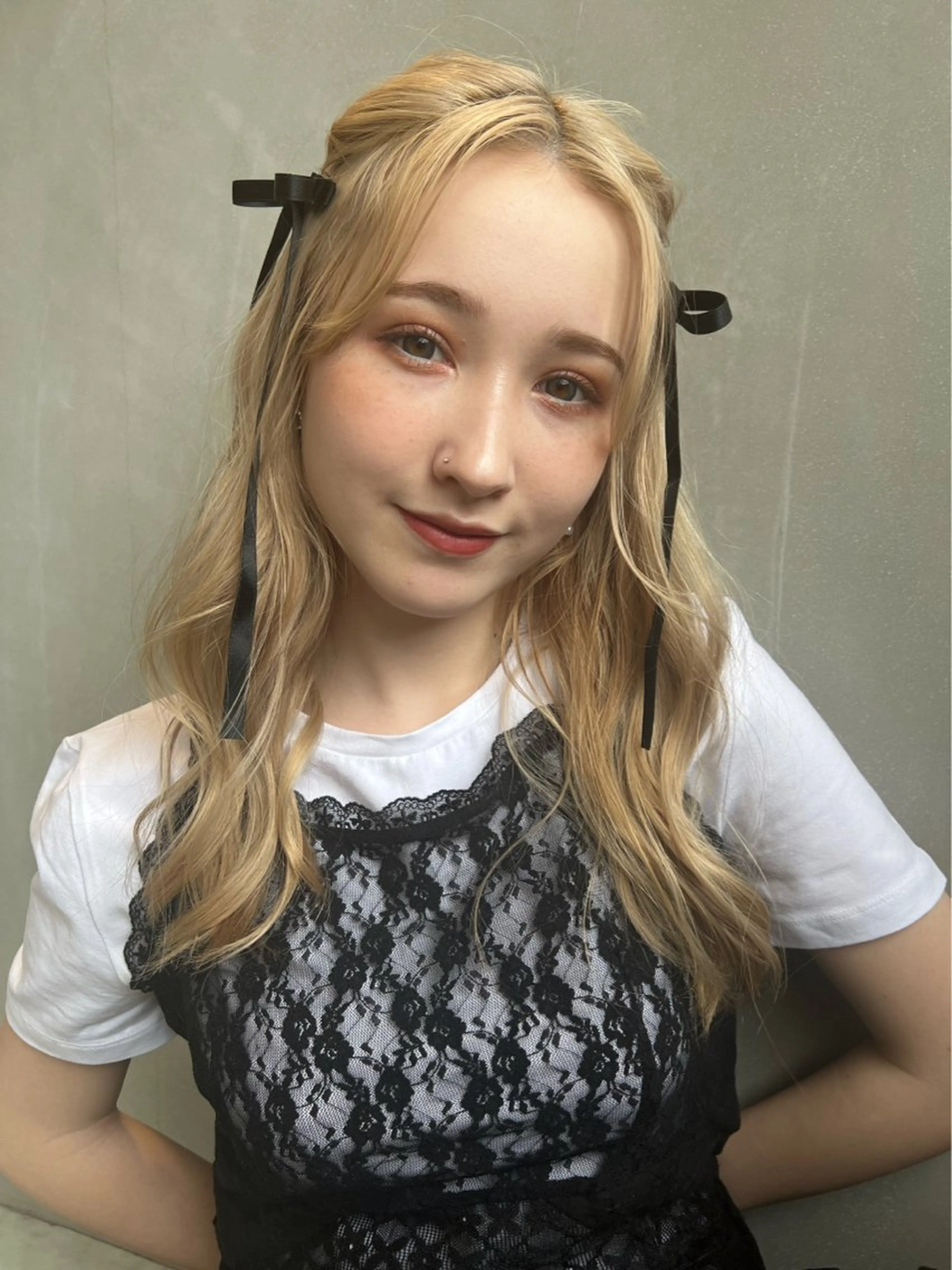 ヘアアレンジ ボブ／ストレート🎀 harukaのヘアスタイル