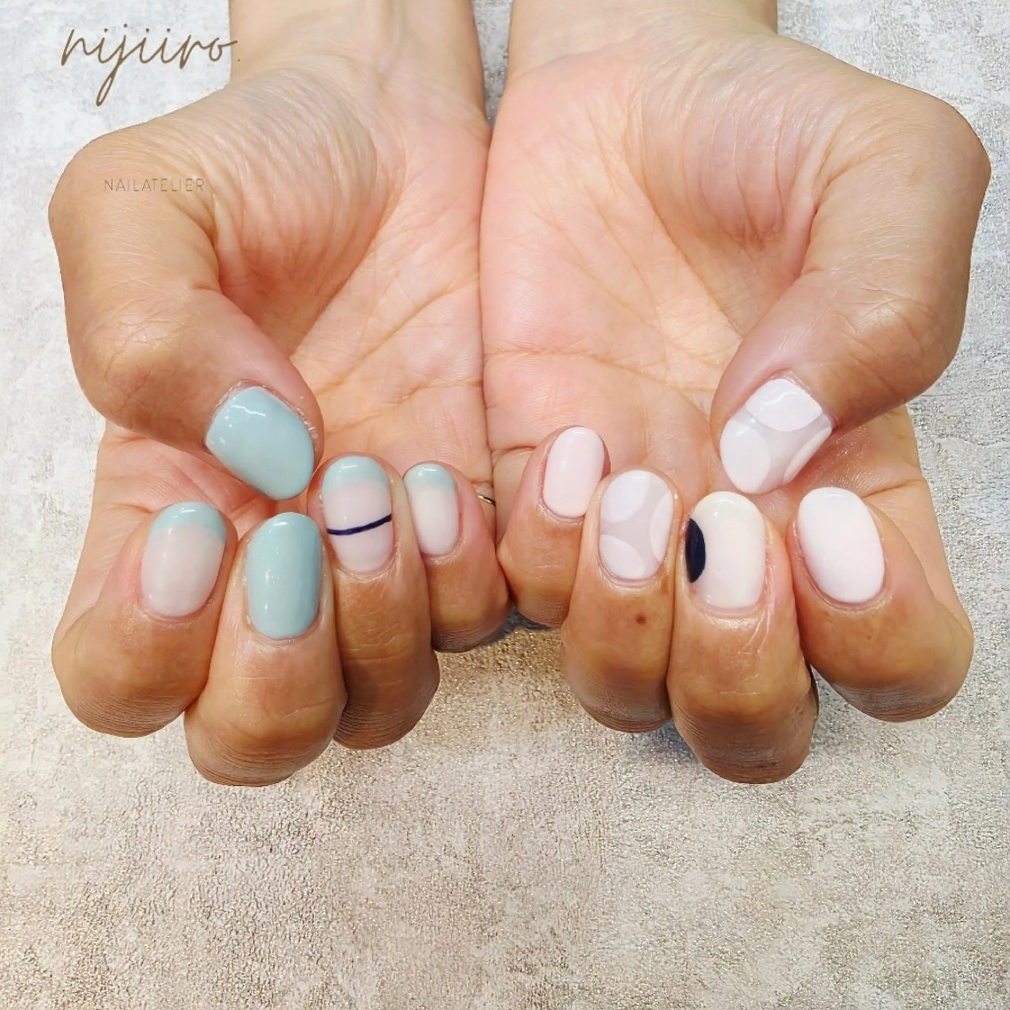 ネイル ハンドネイル nijiiro🌈 サトウのネイルデザイン