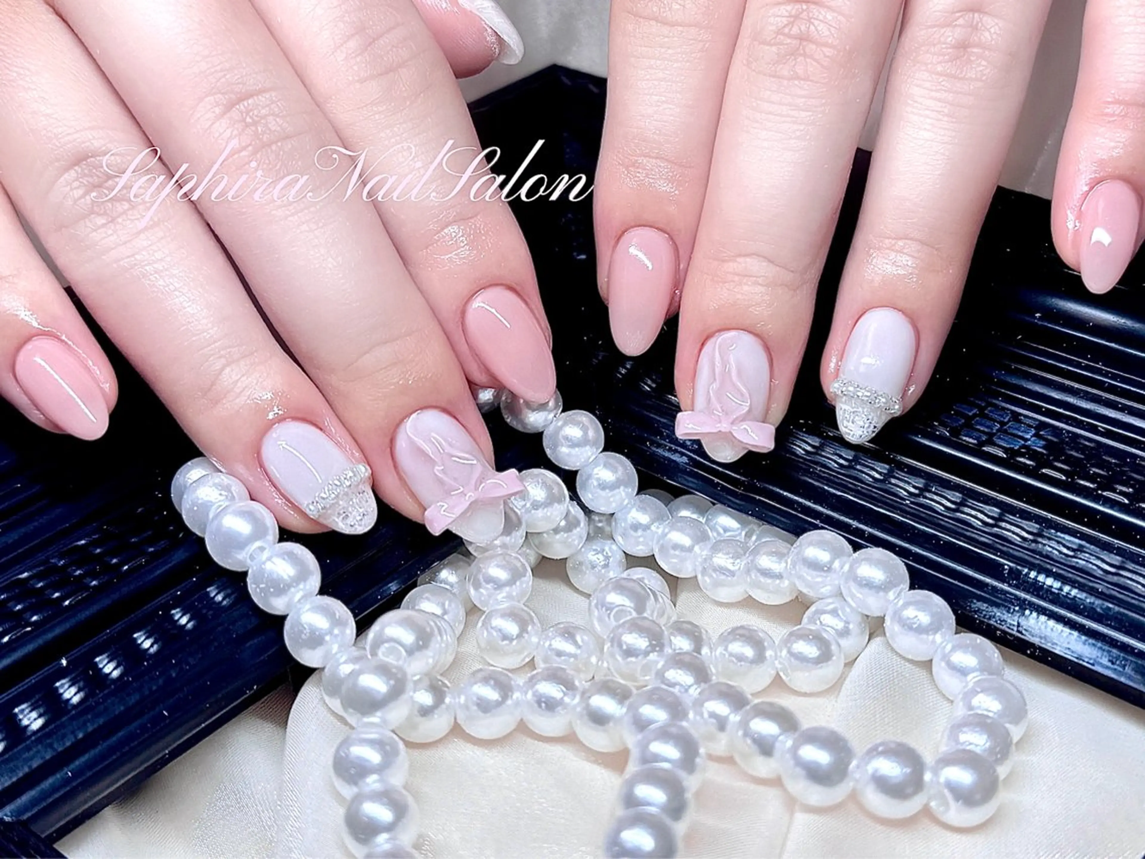 カラー ハンドネイル Saphiraネイル サロン錦糸町のネイルデザイン