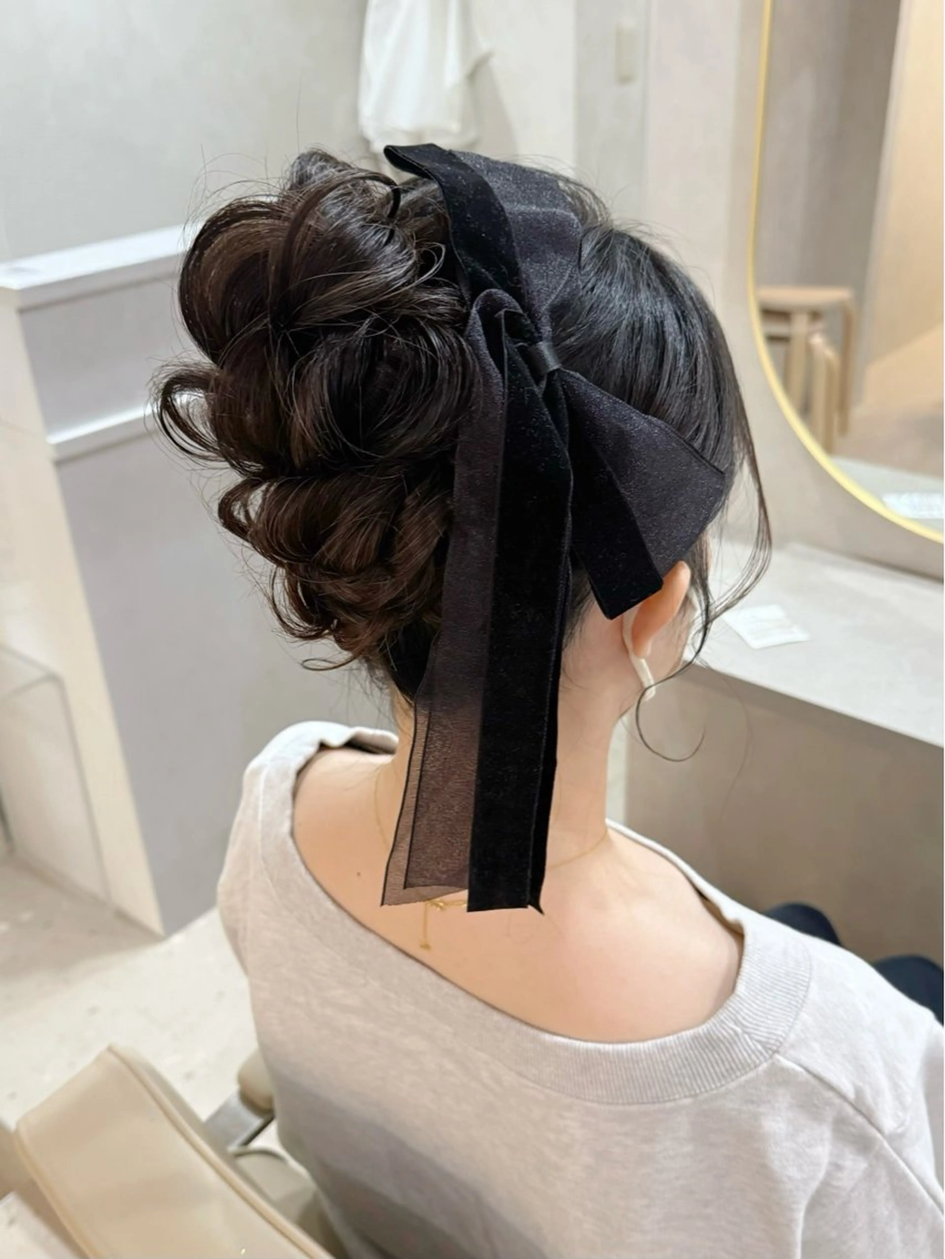 ヘアアレンジ ヘアセット セットサロンCURE 🩵あんみのマツエク・マツパデザイン