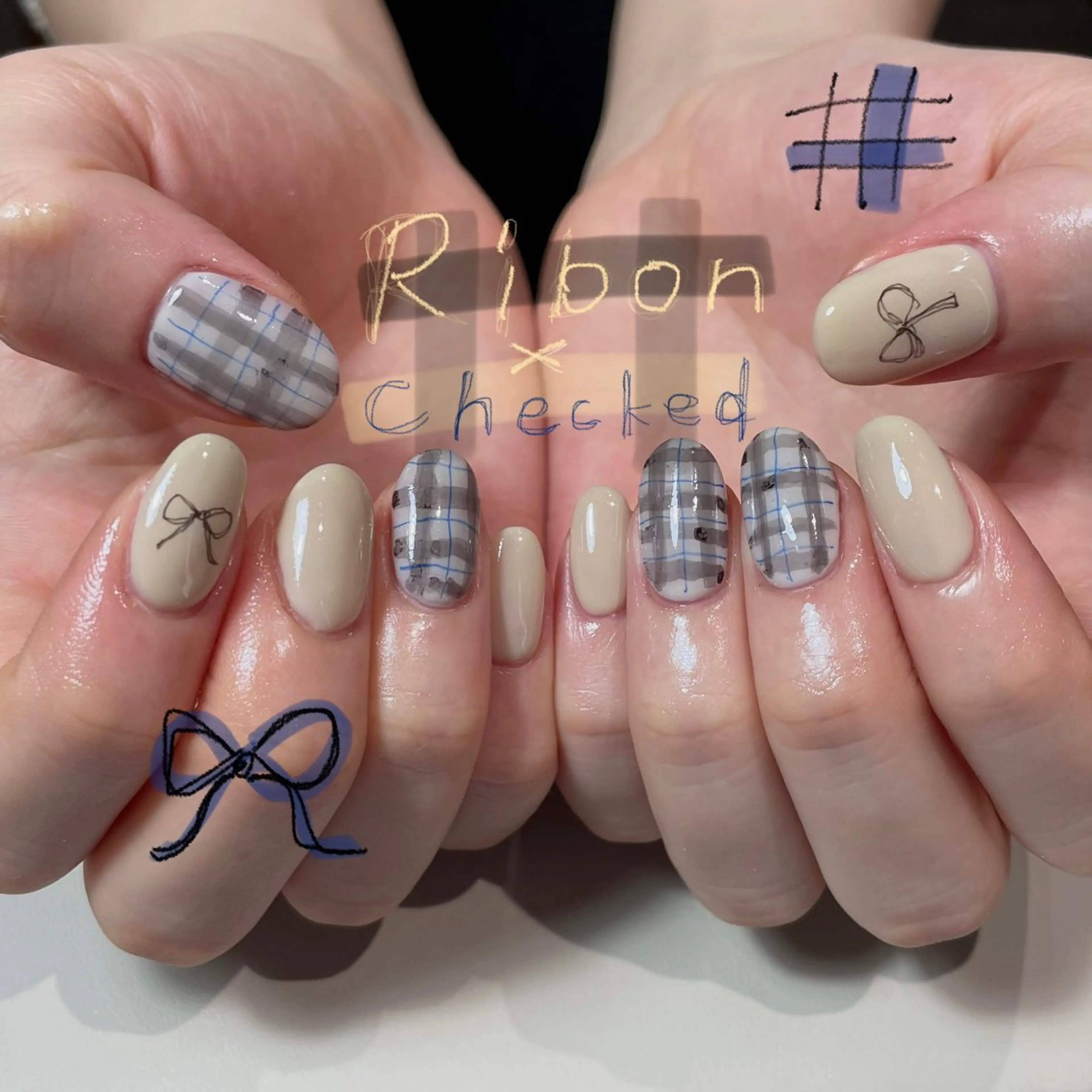 ネイル ハンドネイル Yarm As Etel.のネイルデザイン