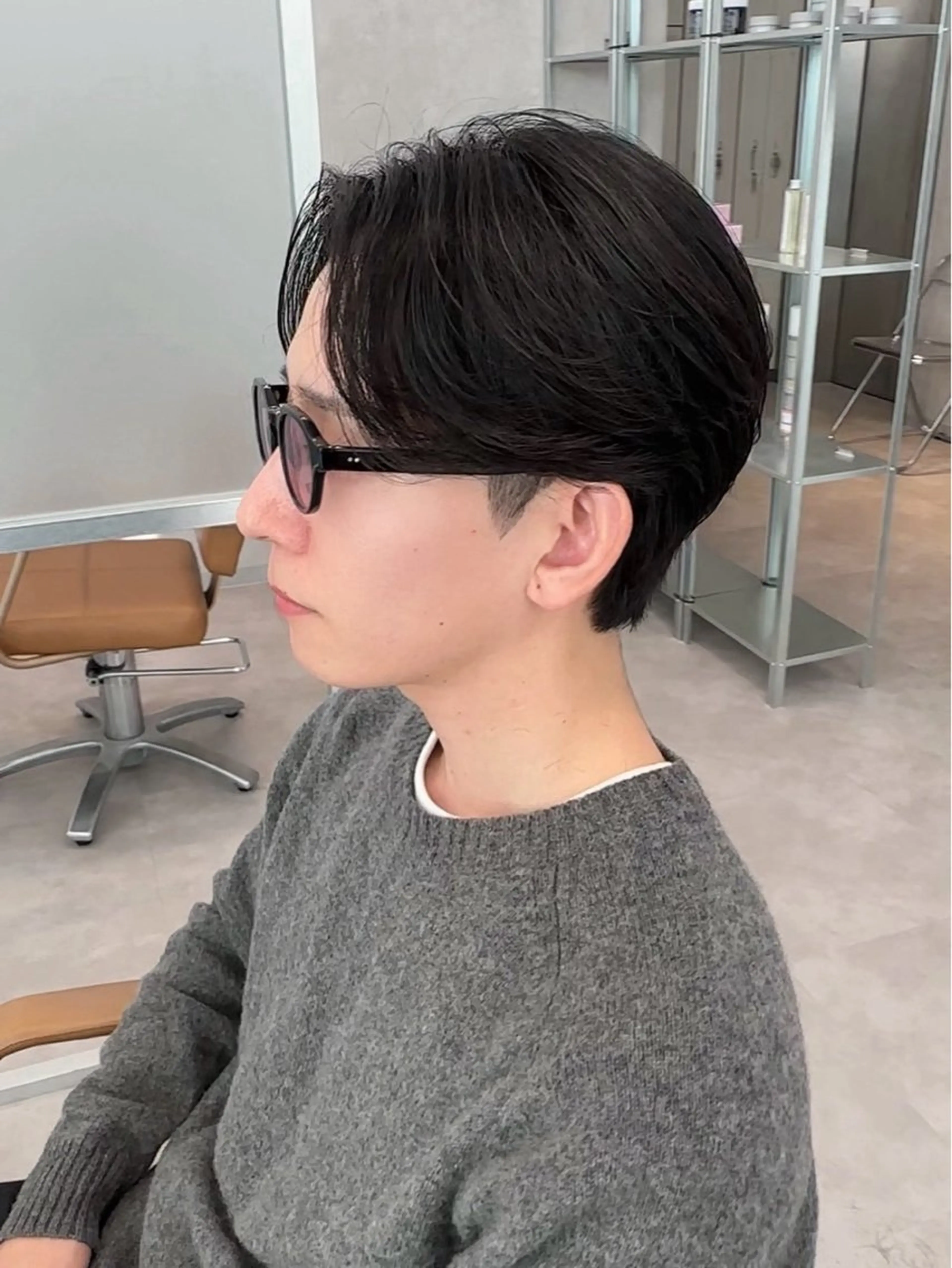 メンズ かのん/メンズ毛流れ 特化/曲がる縮毛矯正のヘアスタイル