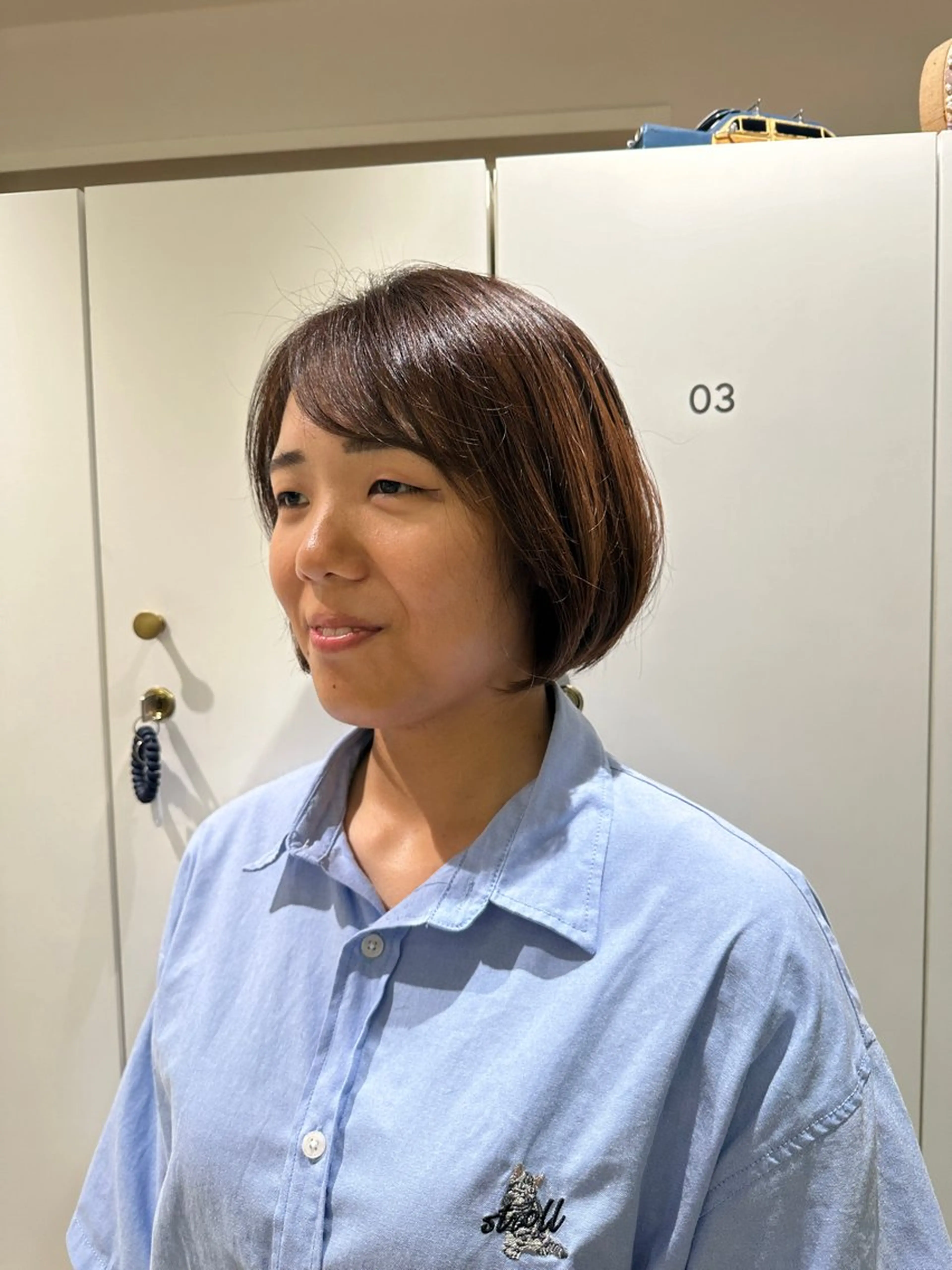 ショート 切りっぱなし/髪質 改善矯正/さやか🫧のヘアスタイル