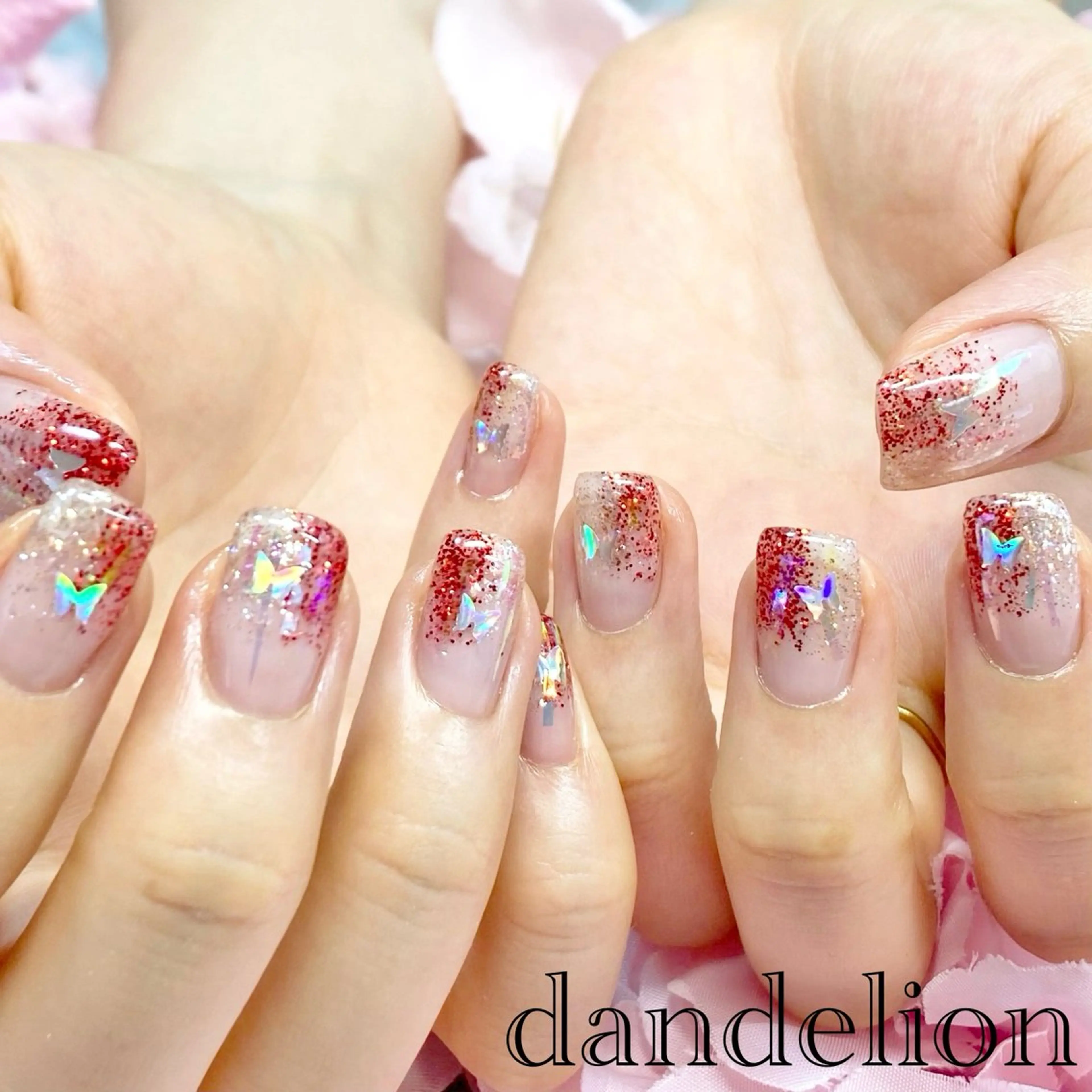 ネイル ハンドネイル ハンドケア dandelion ダンデライオンのネイルデザイン