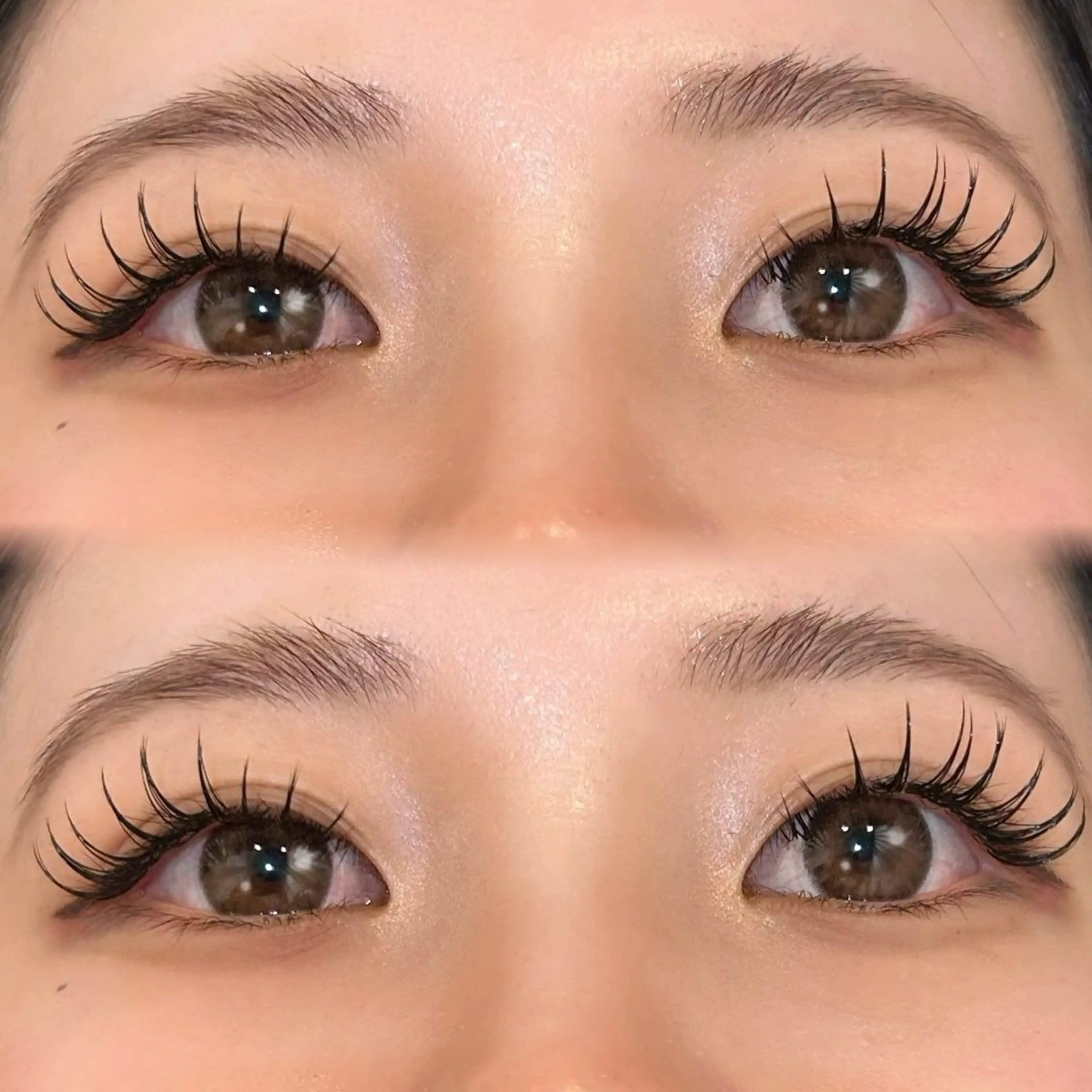 マツエク・マツパ マツエク 暖色カラー/アレンジ /束間まつげ🌼のヘアスタイル