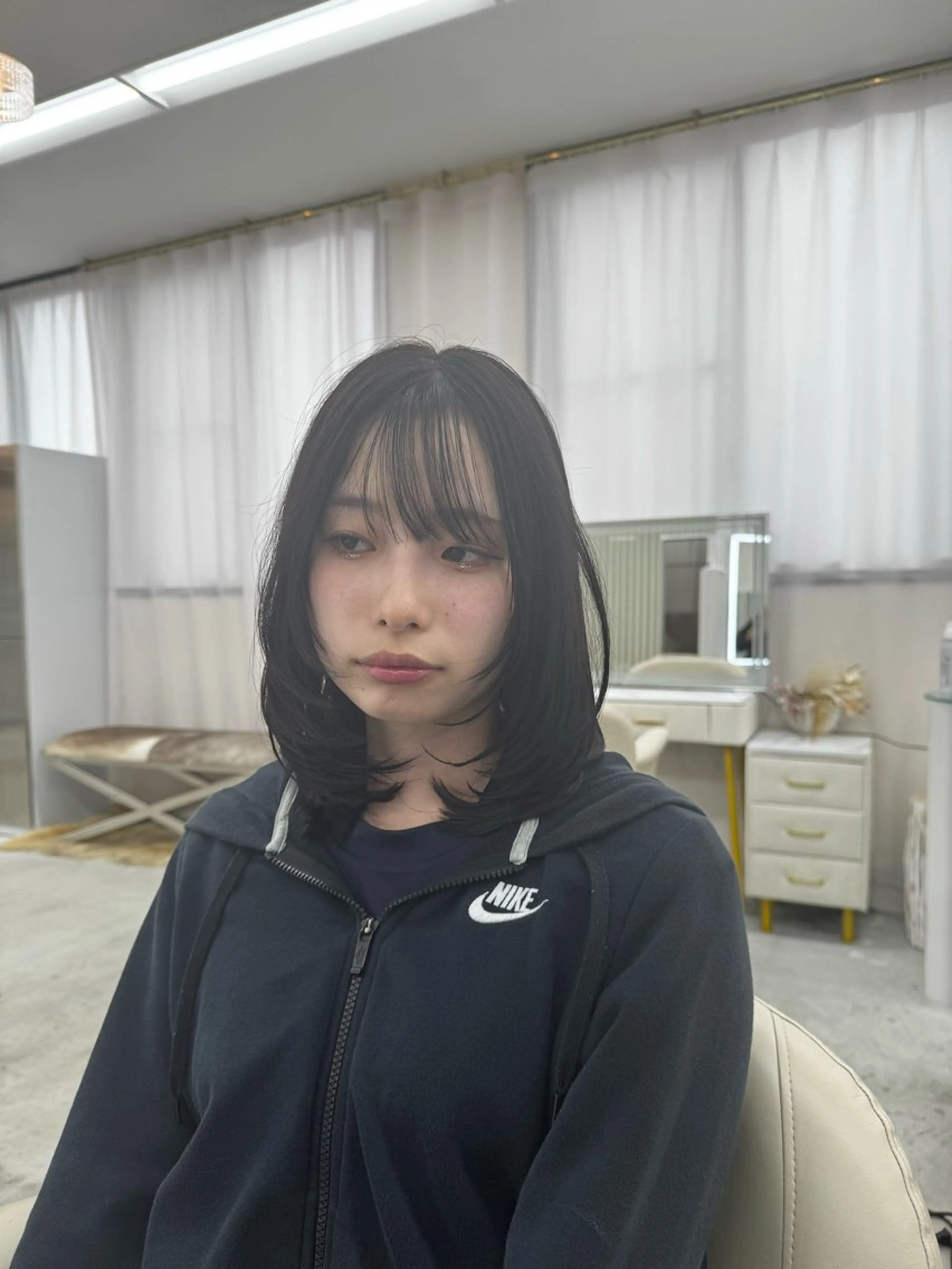 セミロング カット トリートメント yuimarl切田 はじめ✨のヘアスタイル