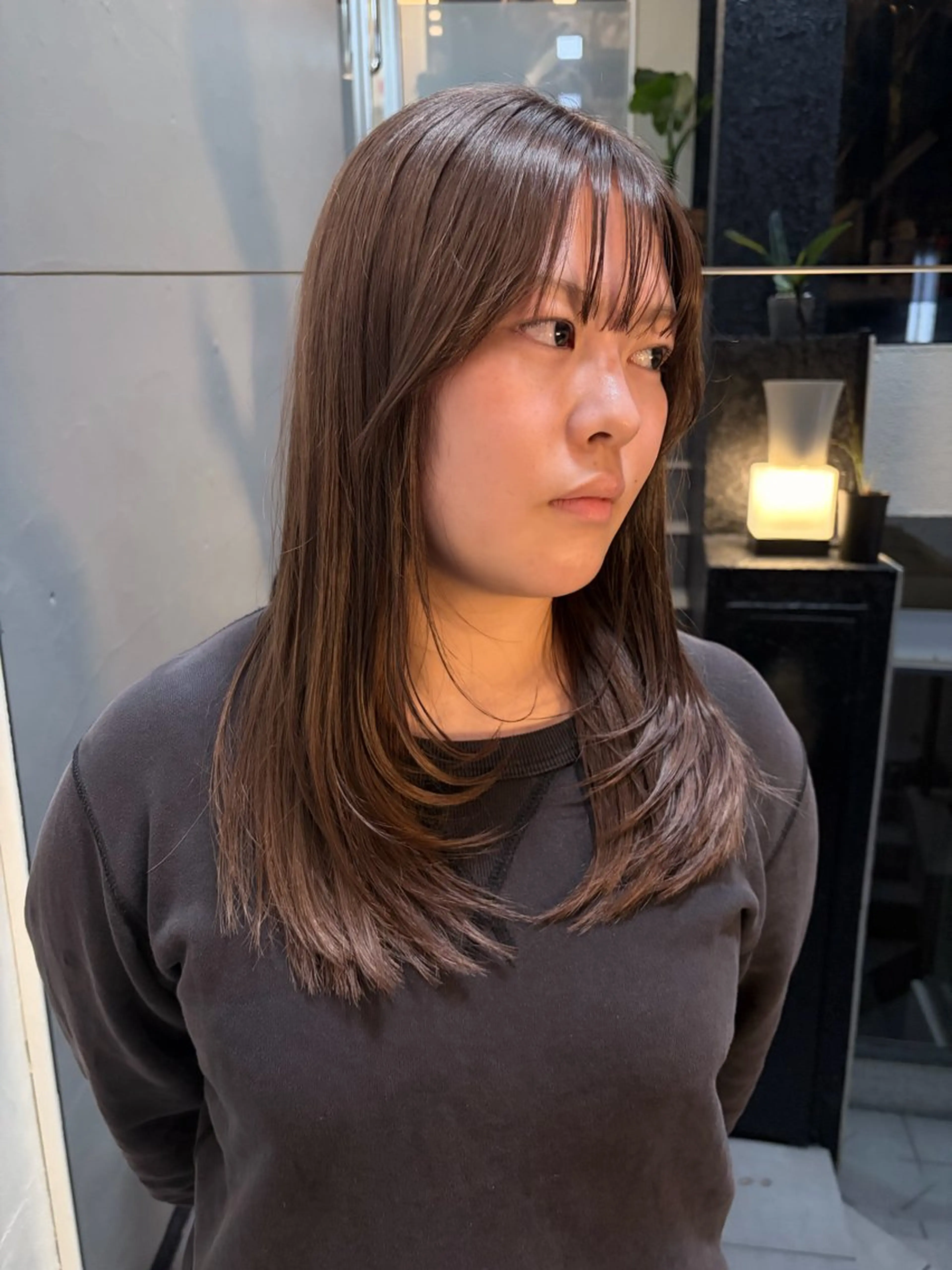 ミディアム 渡辺奎斗/ ボブ レイヤーカットのヘアスタイル