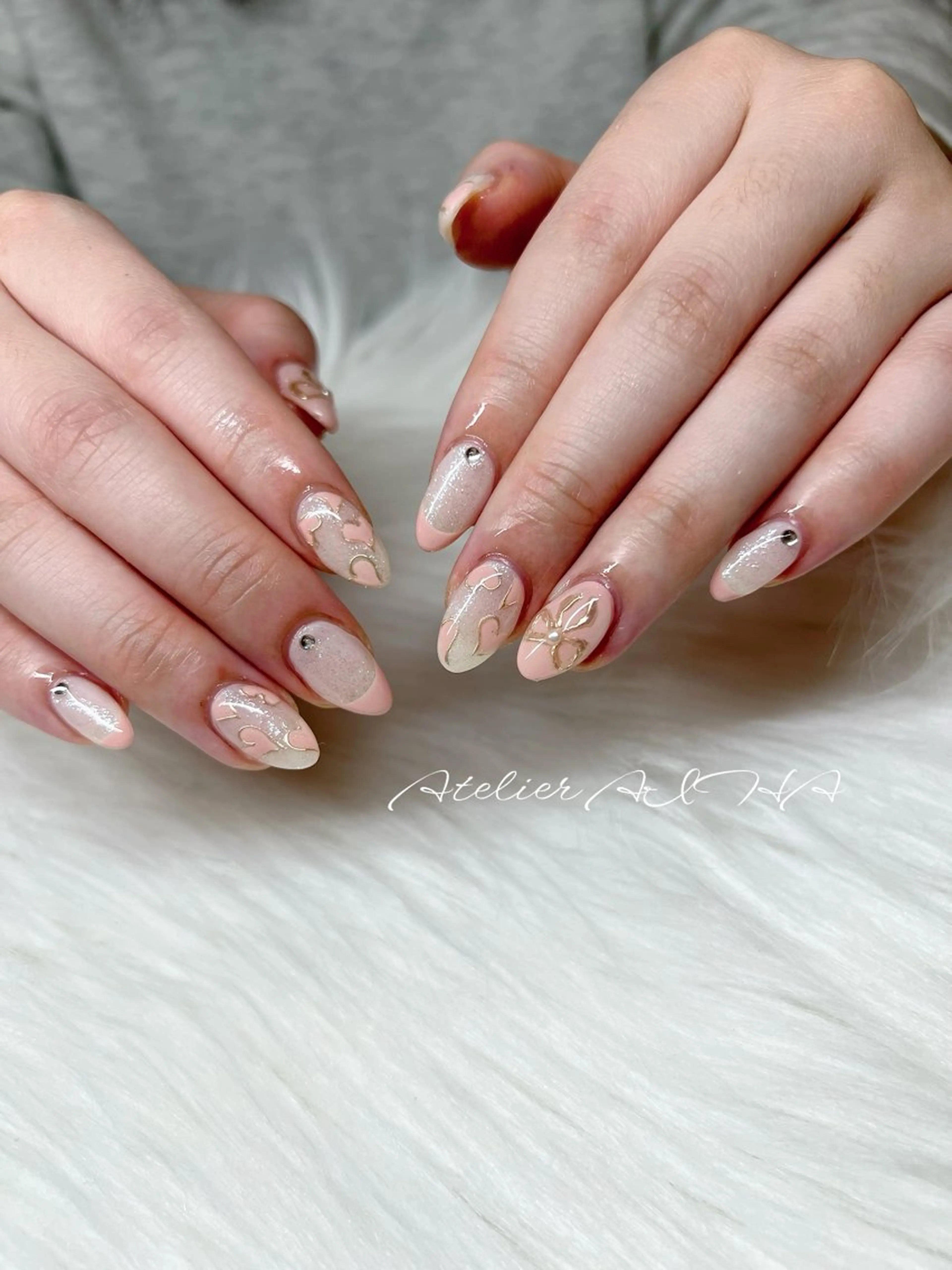 ミディアム アトリエAIHA所属・アトリエAIHA★ フィルイン推奨サロンのネイルデザイン