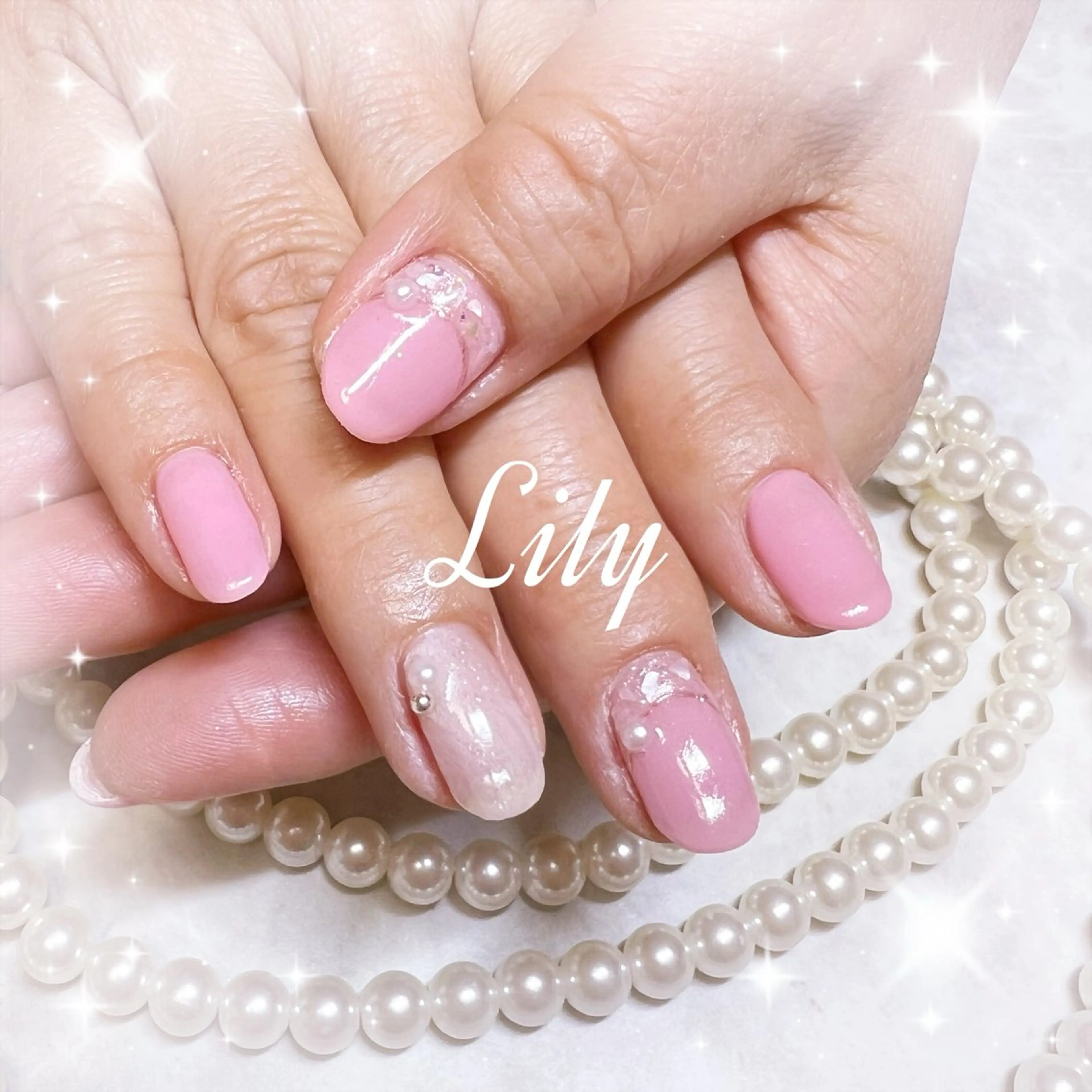 ネイル ハンドネイル Lily*nail 🌻Mii🌻のネイルデザイン
