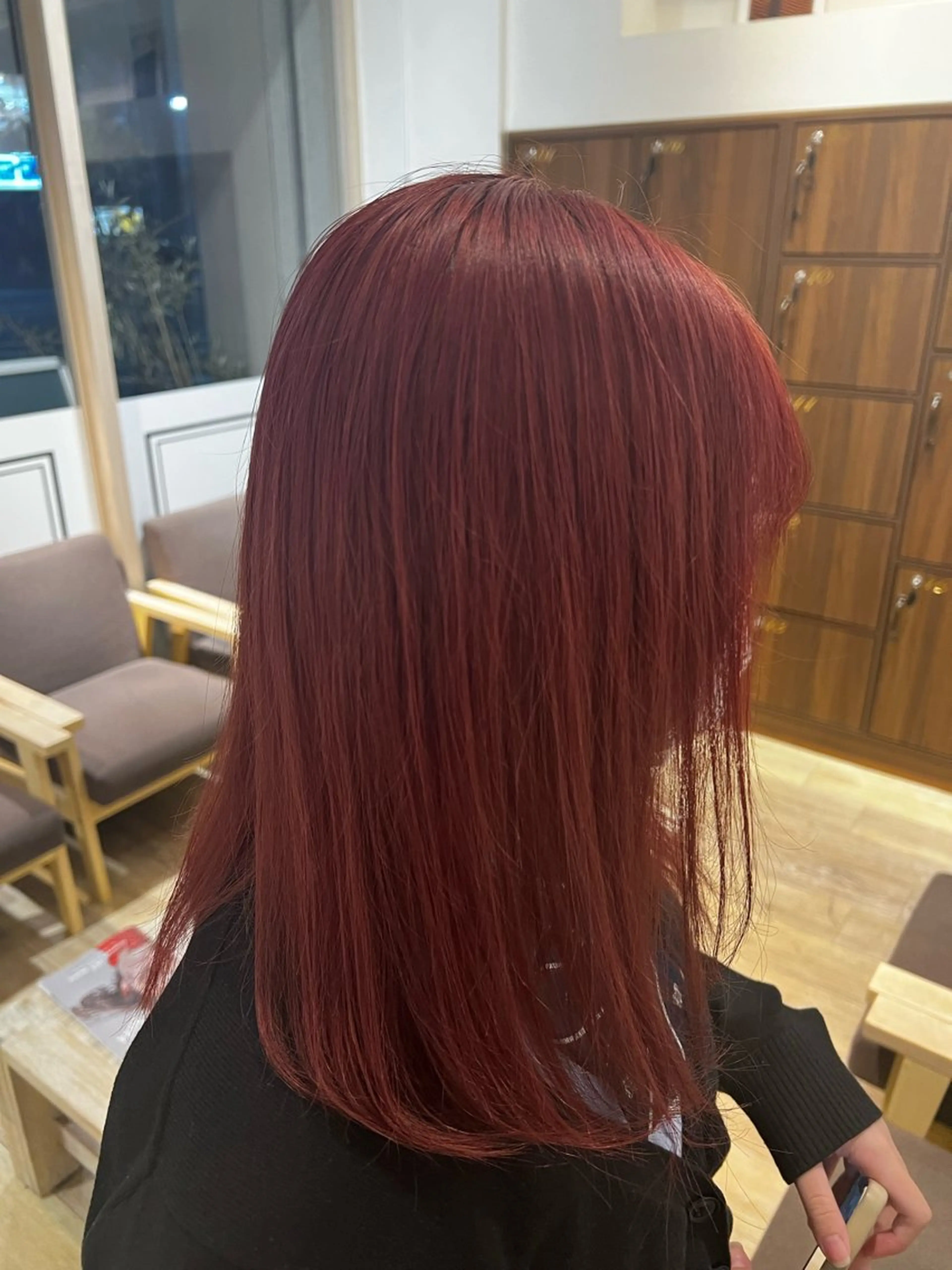 カラー ピンクカラー 武藤 豊のヘアスタイル
