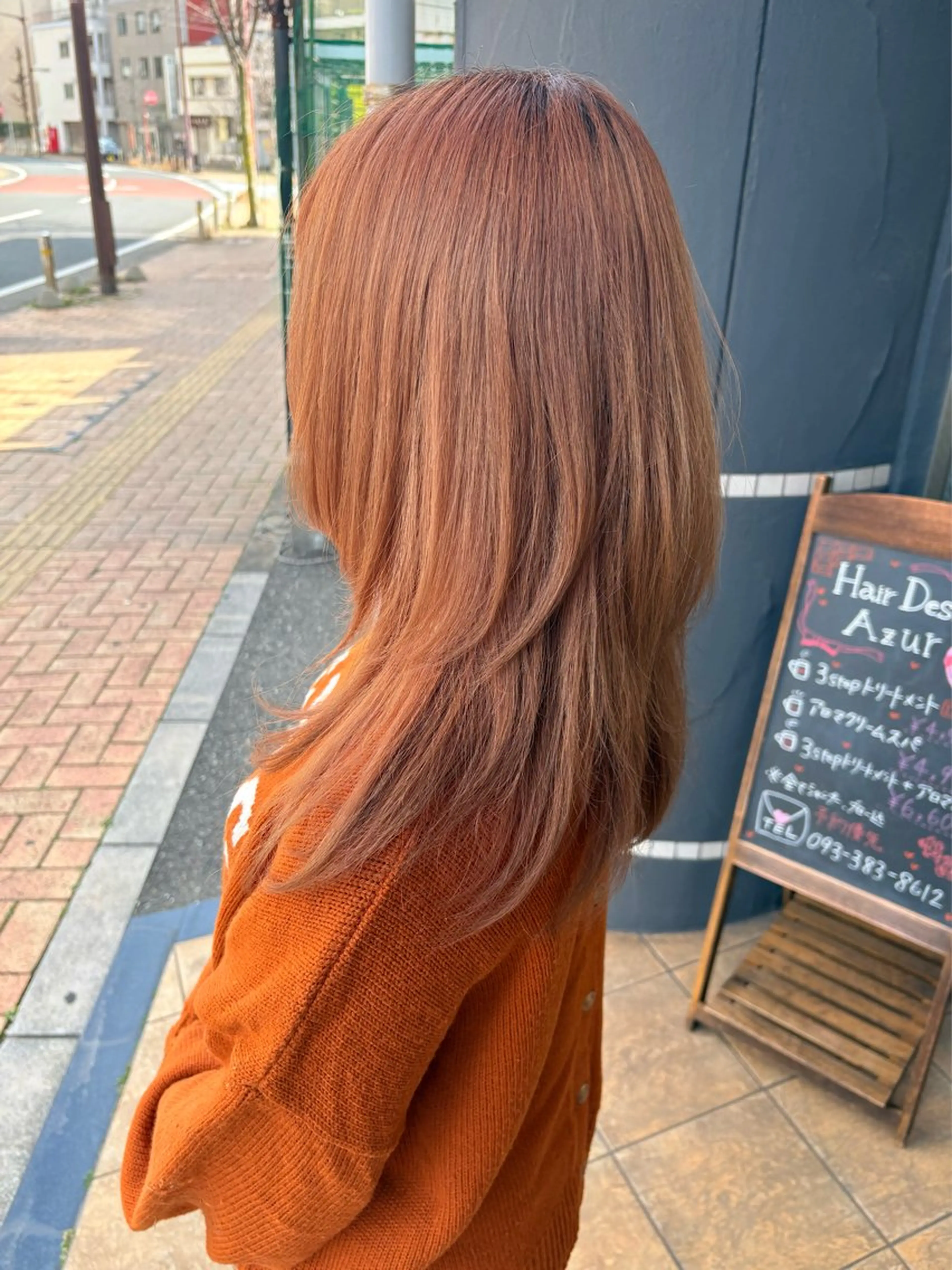 セミロング カラー 𝘒𝘺𝘰𝘬𝘢 🌿‬のヘアスタイル