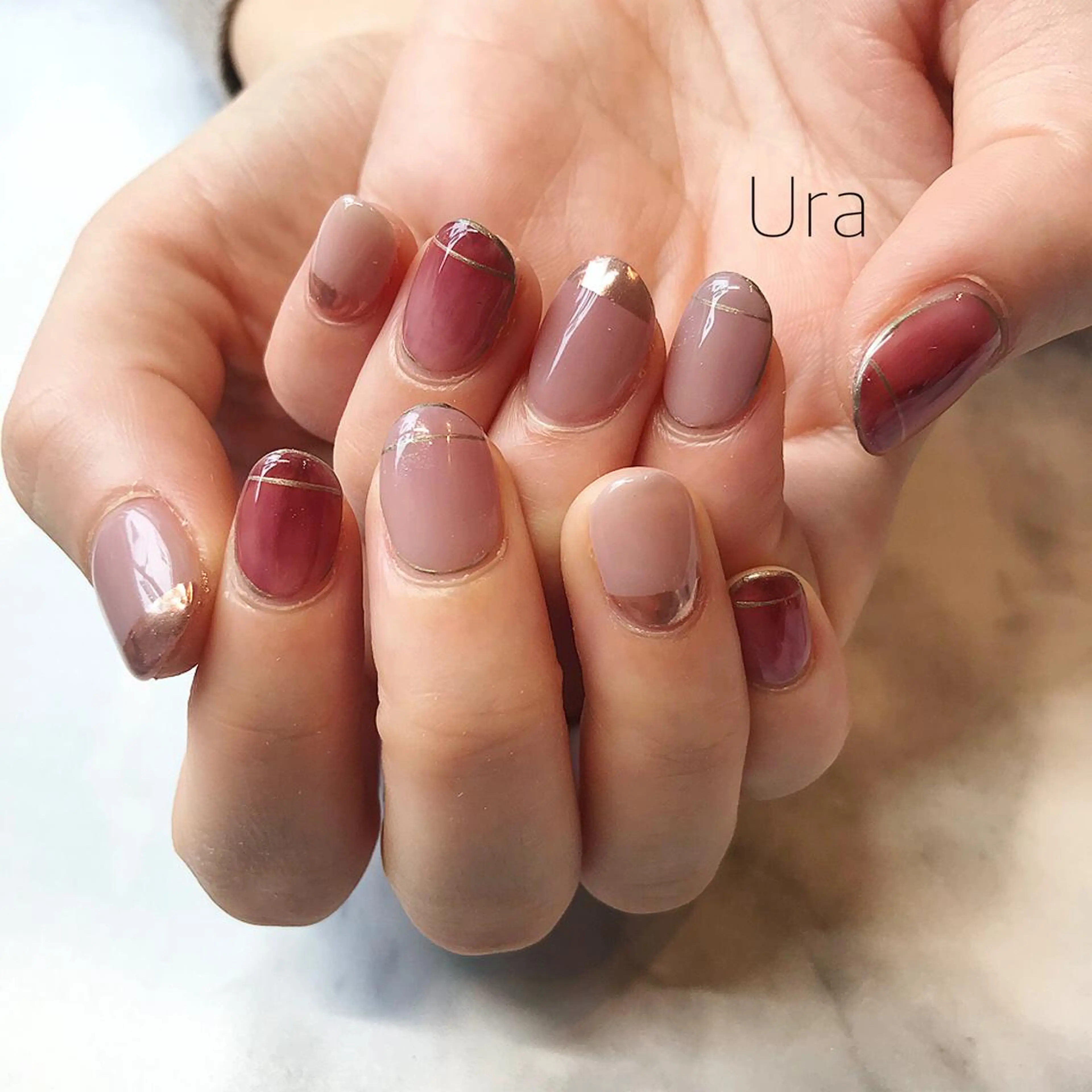 ネイル ハンドネイル UrakoNail 《nail》のネイルデザイン