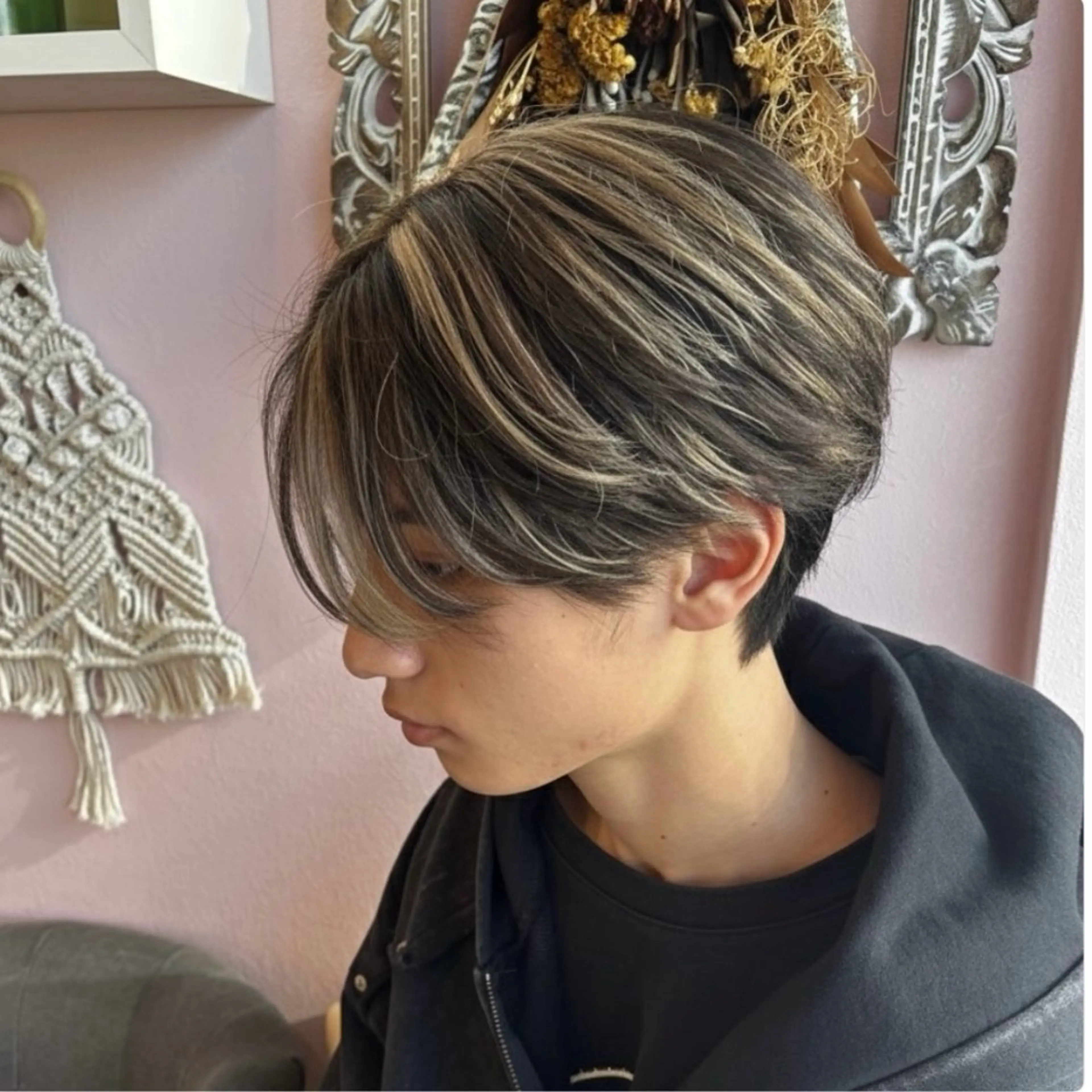 カラー メンズ 🌸奈那美🌸 韓国ヘア/透明感のヘアスタイル